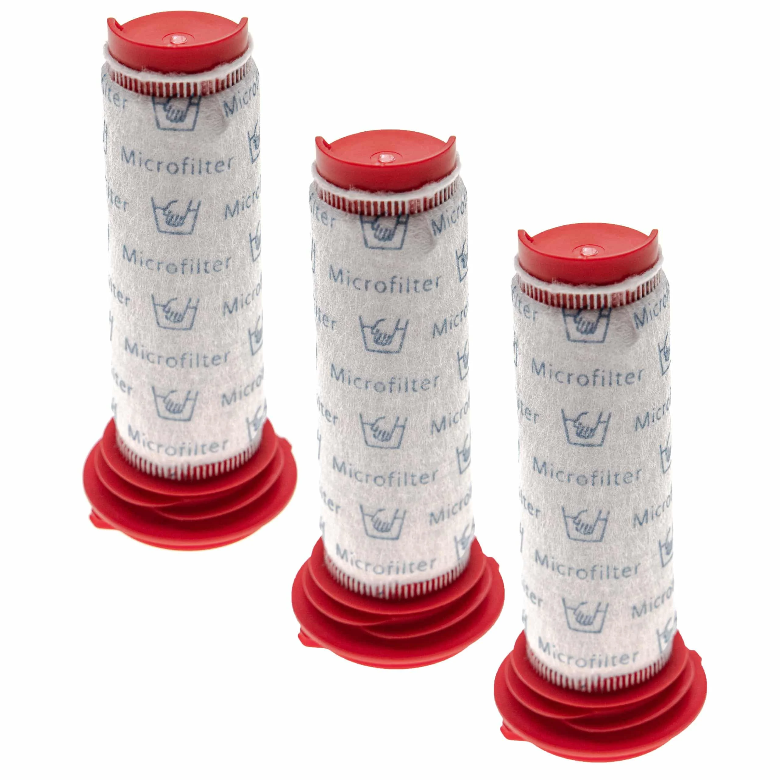 3x Filtre remplace Bosch 754176 pour aspirateur - filtre protection moteur, 7,6 x 18,4 cm
