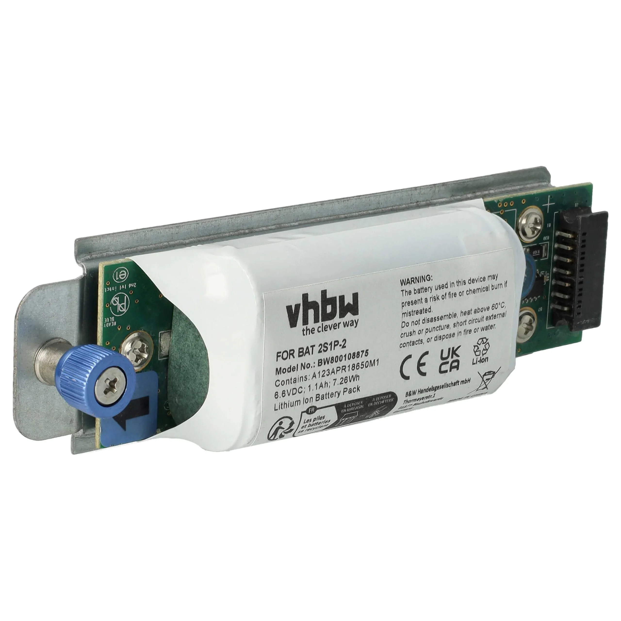 Batterie remplace 0D668J, 69Y2927, 69Y2926, BAT-2S1P pour ordinateur portable IBM- 1100mAh 6,6V Li-ion