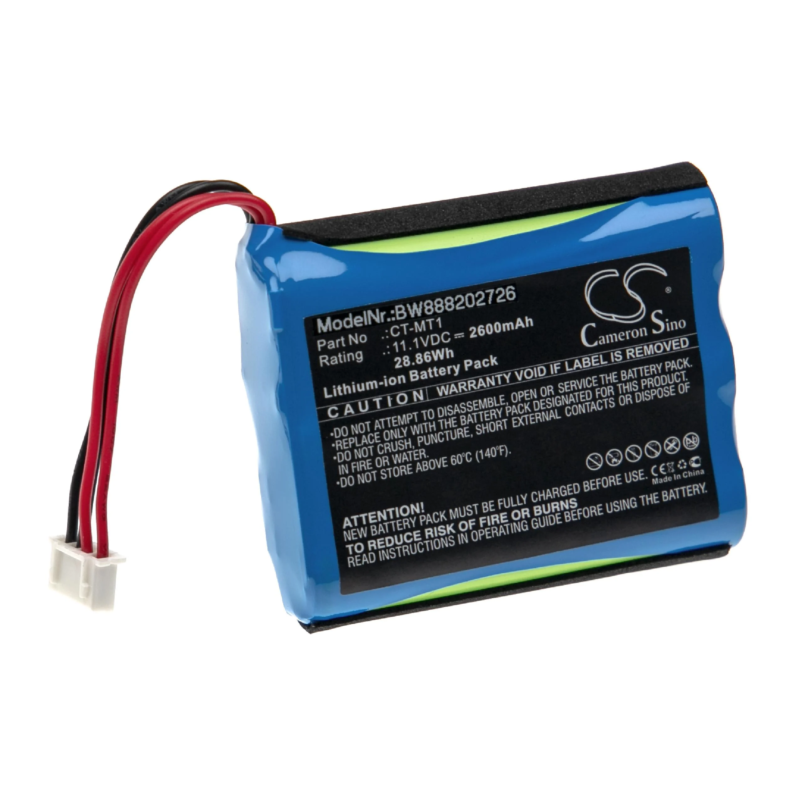 Batterie remplace Clarke-Tech CT-MT1 outil de mesure Clarke-Tech - 2600mAh 11,1V Li-ion