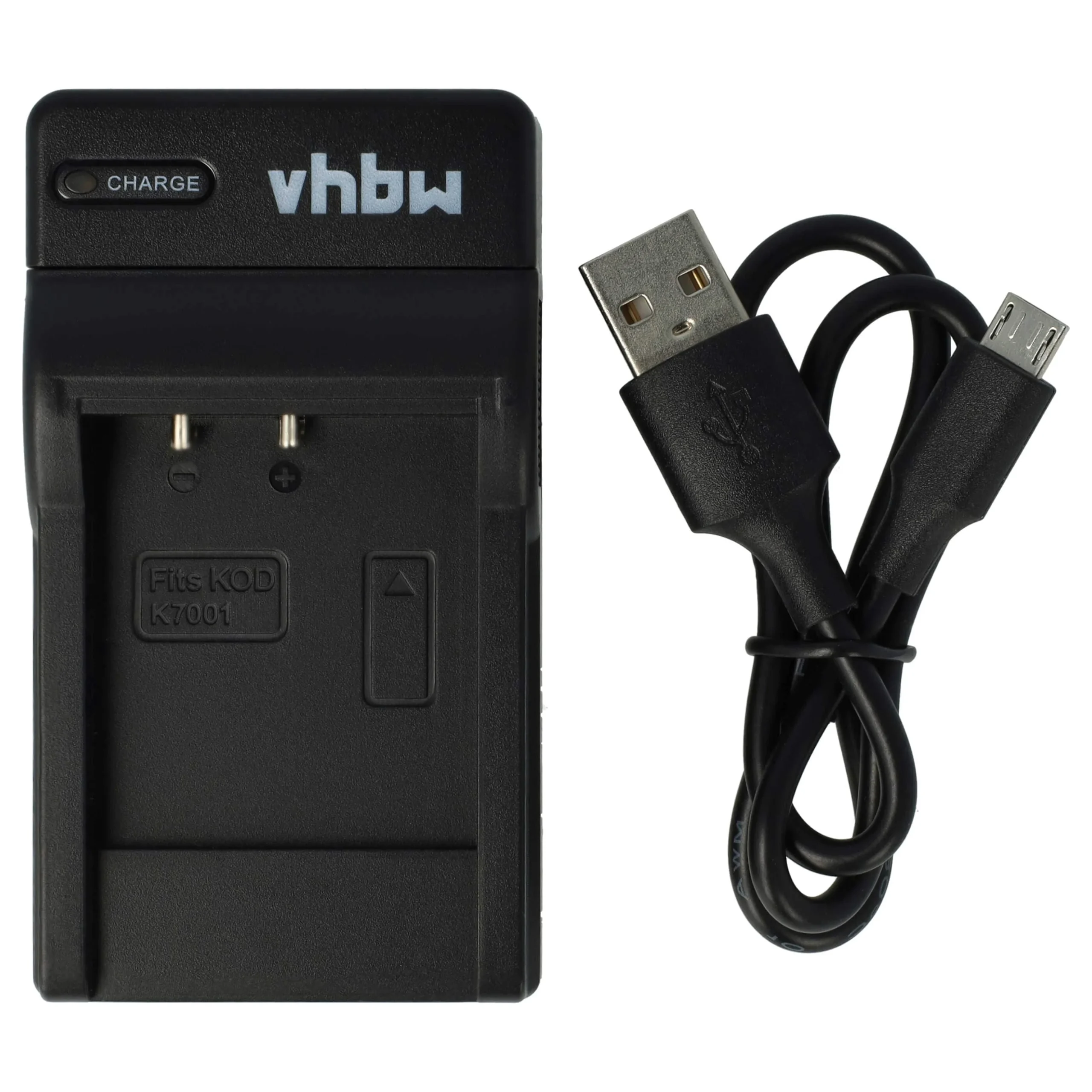 Chargeur USB-C + câble USB-C pour appareil photo Praktica, Jay-Tech, Hitachi, Kodak - 0,5 A