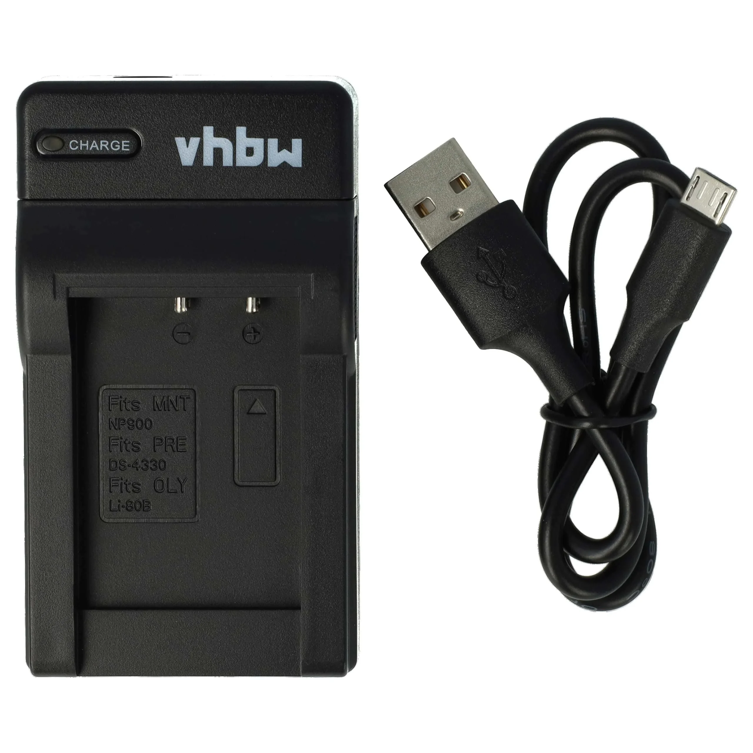 Chargeur USB-C + câble USB-C pour appareil photo TCM, Minox, Aosta, Praktica - 0,5 A