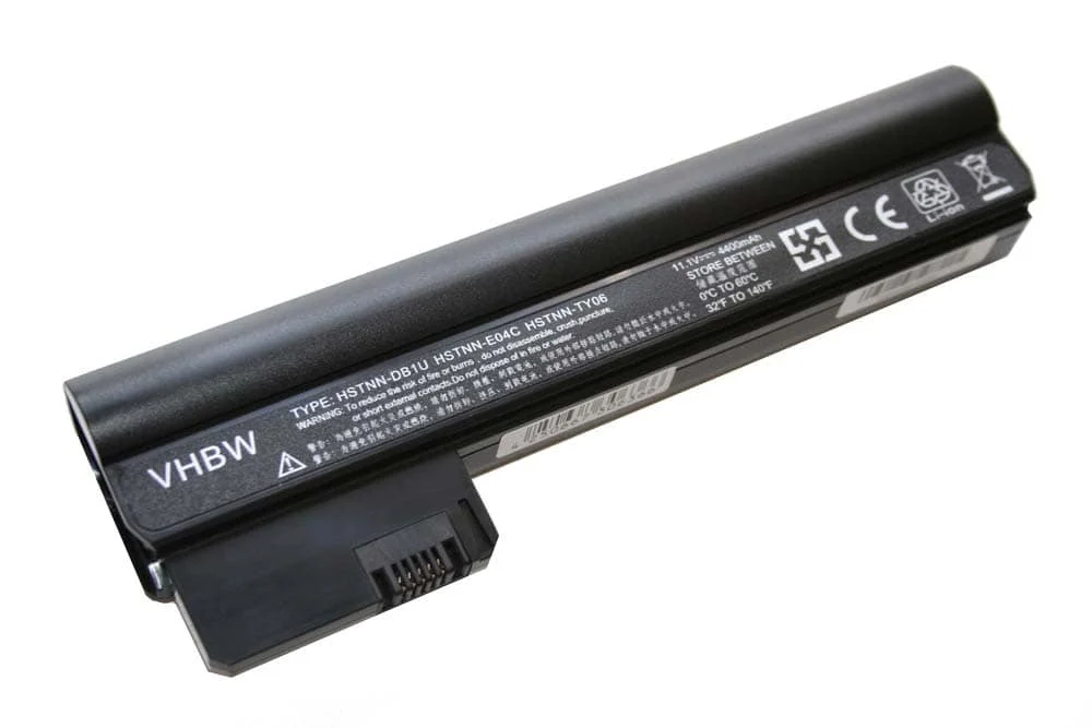 Batterie remplace HP H6 07762-001, 607763-001 pour ordinateur portable HP- 4400mAh 11,1V Li-ion, noir