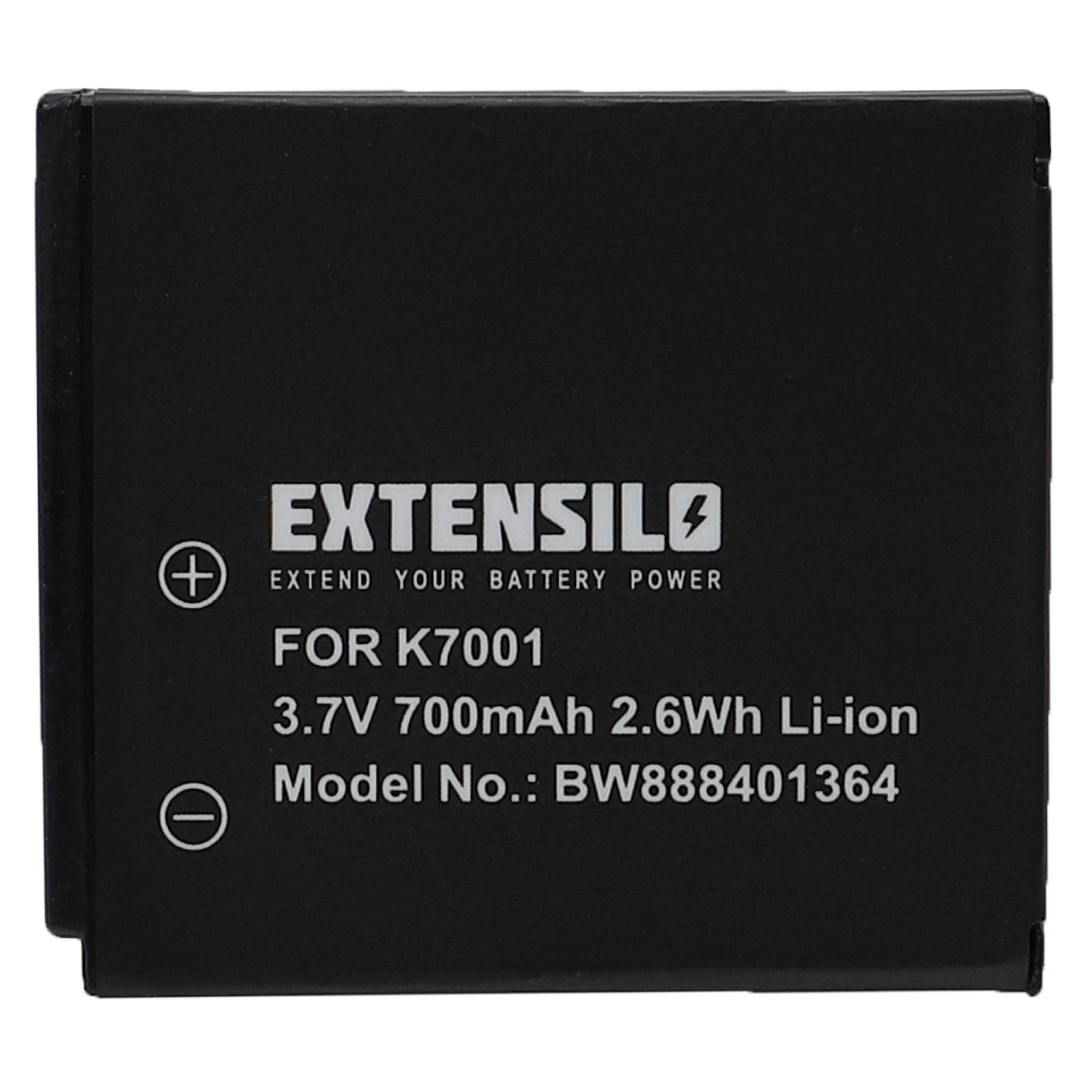 Batterie remplace Kodak Klic 7001 pour appareil photo Kodak- 700mAh 3,7V Li-ion
