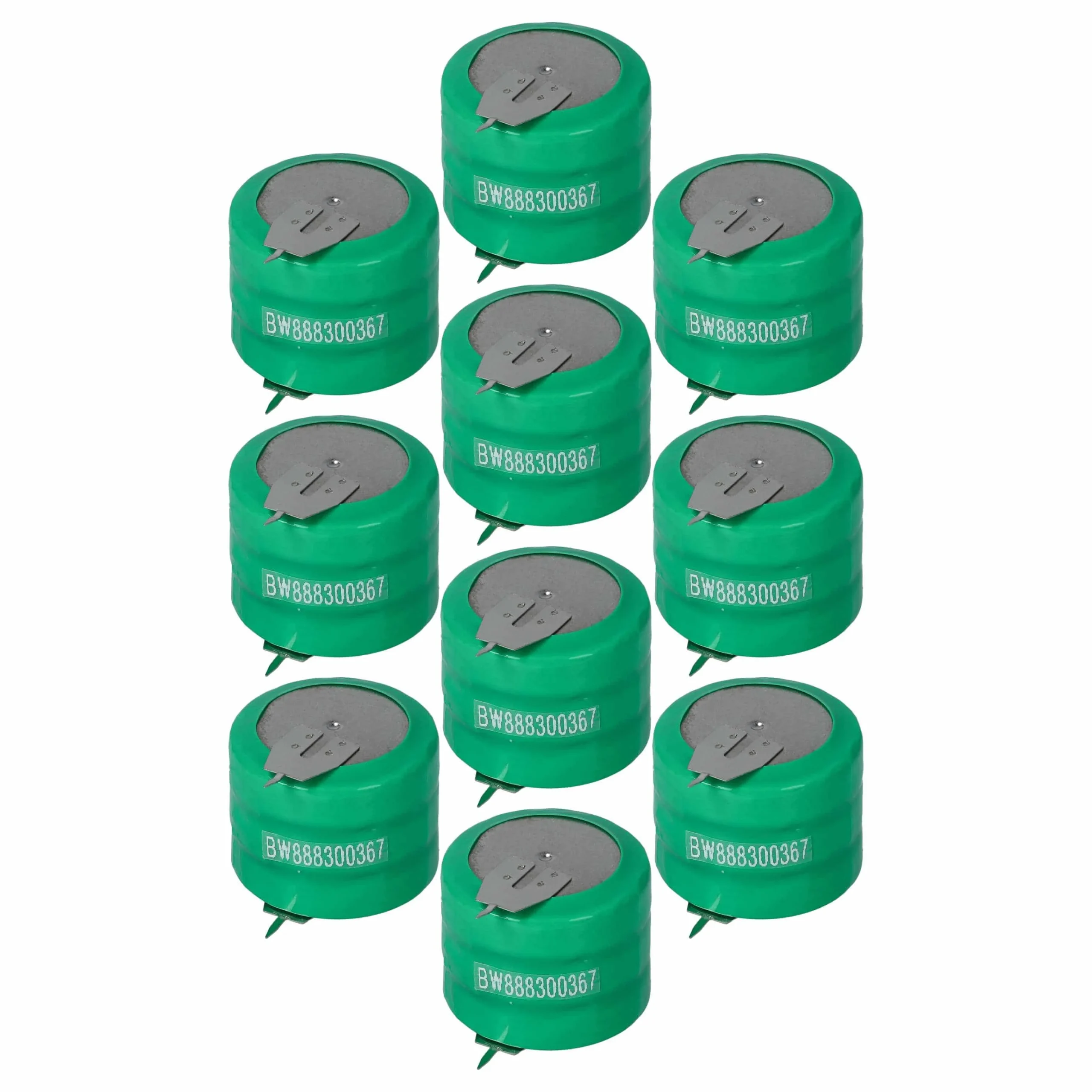10x Piles bouton de type V250H pour le modélisme et autres - 250mAh 3,6V NiMH