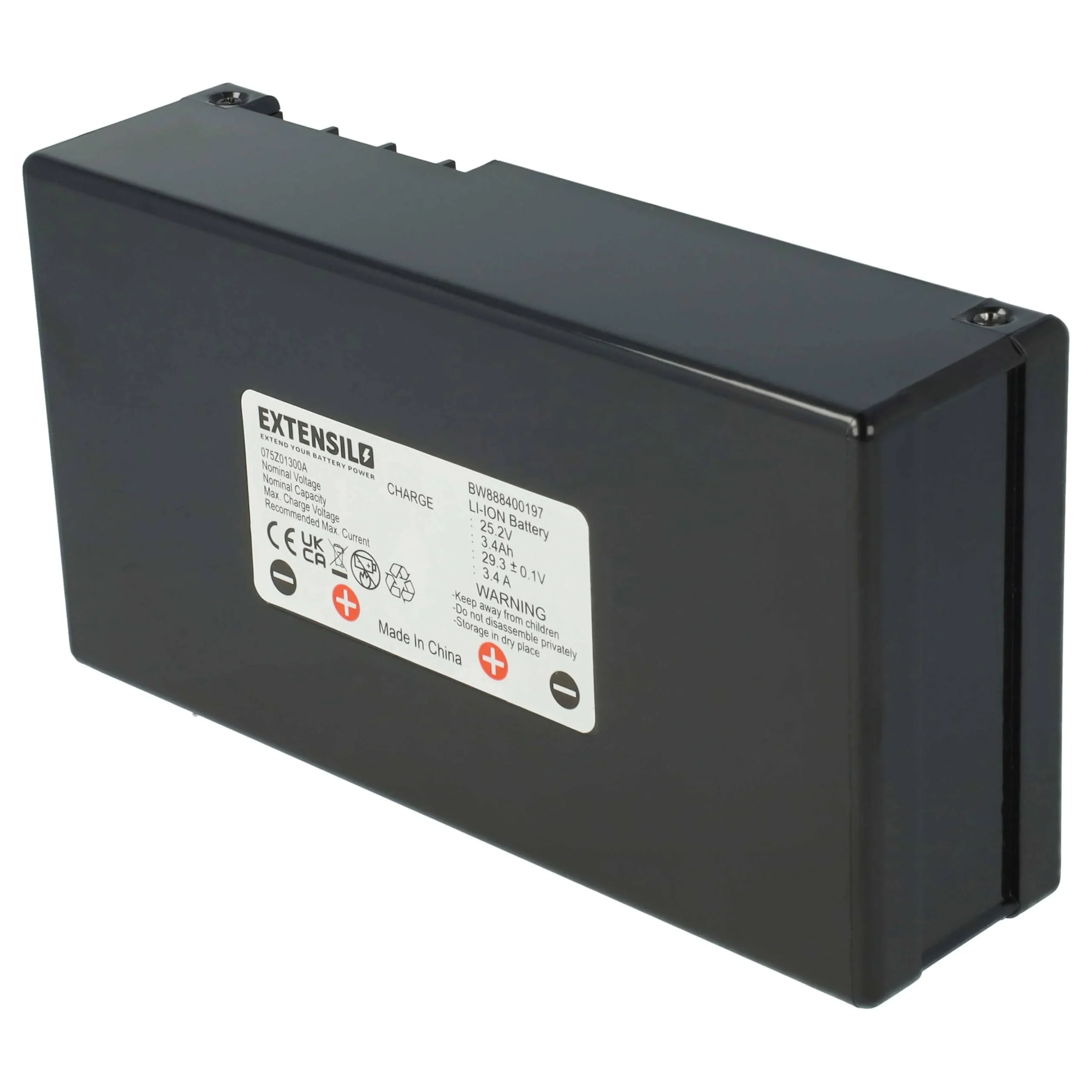 Batterie remplace Ambrogio 6060BA0 pour outil de jardinage - 3400mAh 25,2V Li-ion