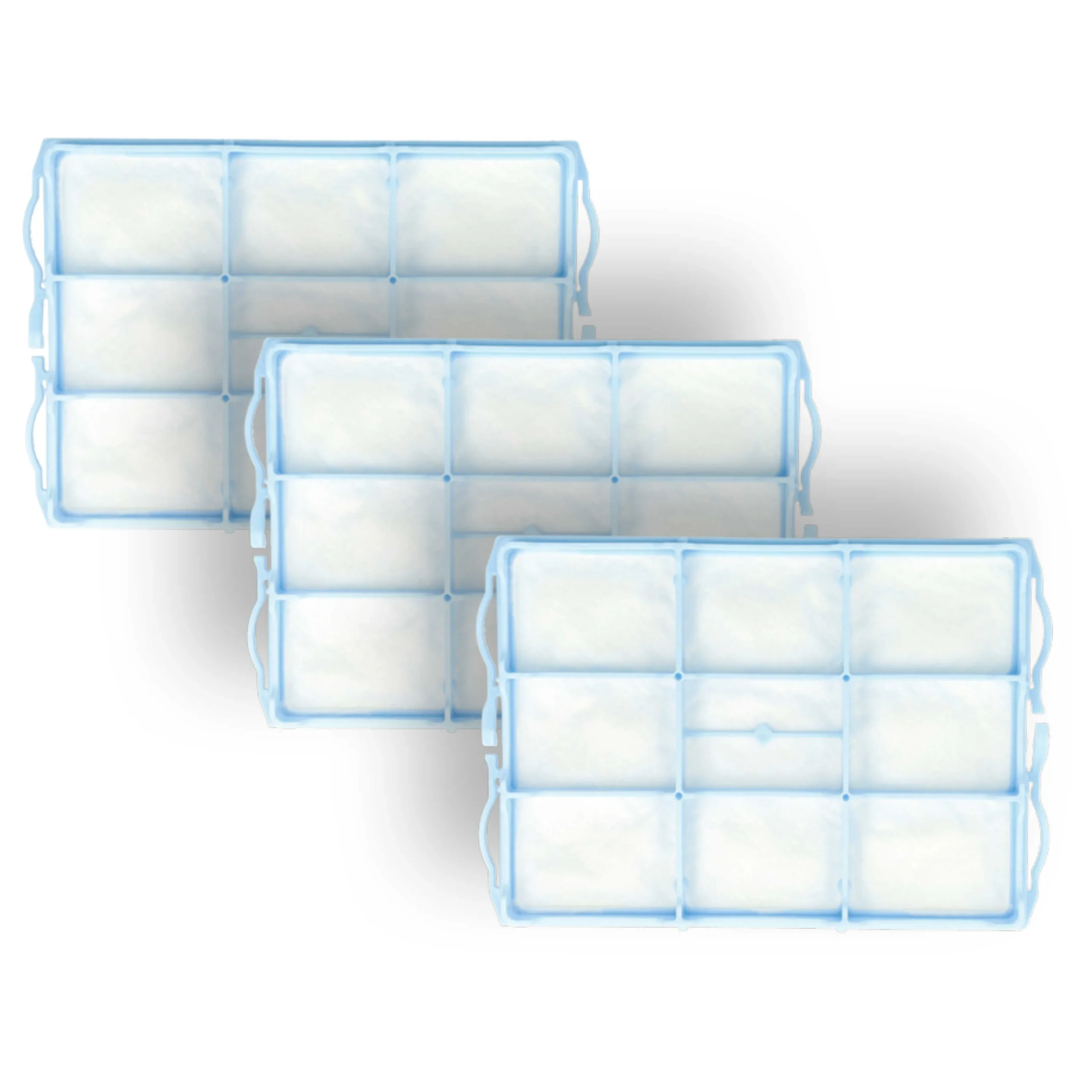 3x Filtre remplace Bosch 483781, 00187622, 00616268 pour aspirateur - filtre protection moteur, 10,5 x 15,4 cm