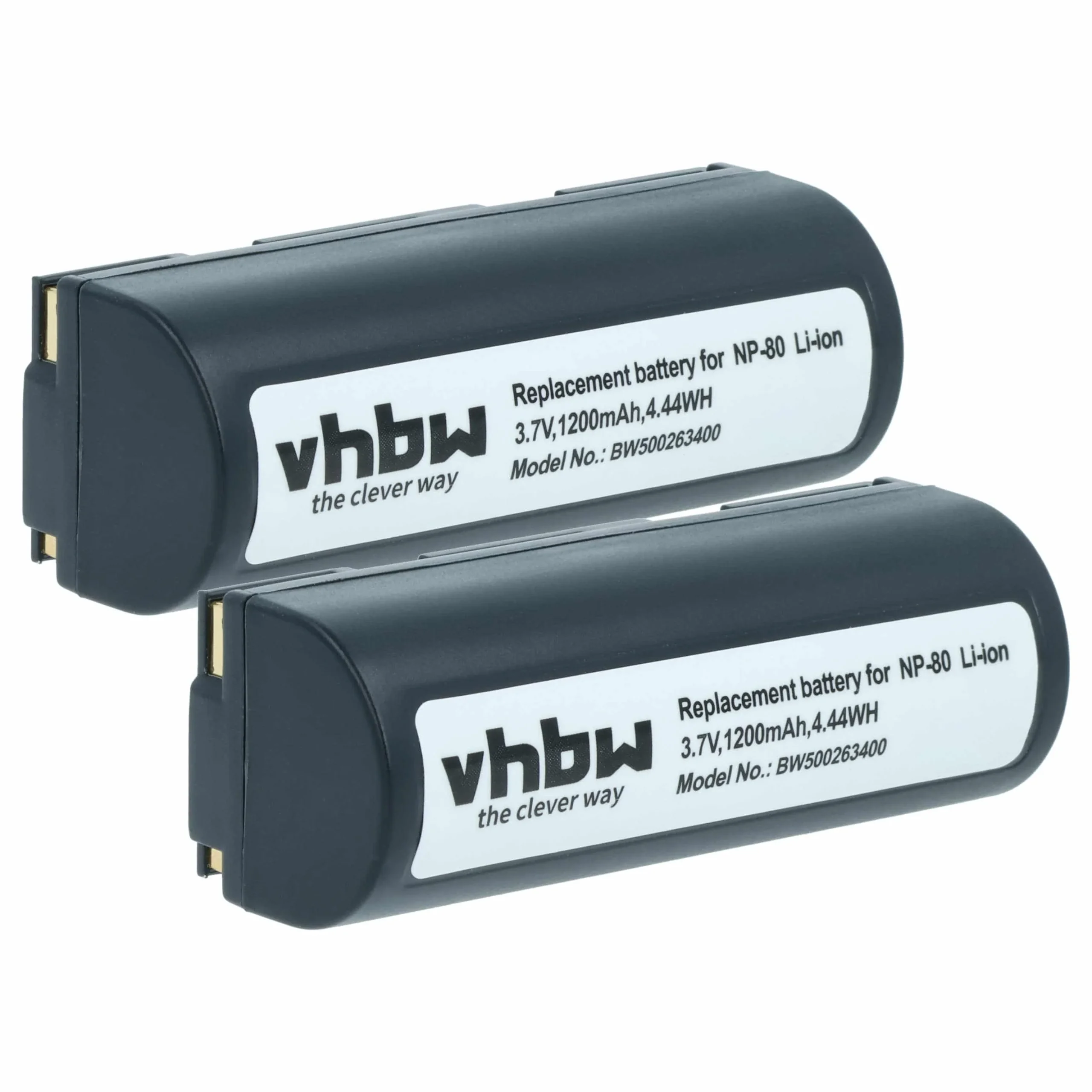 2x Batteries remplace Epson EU95 pour appareil photo Toshiba- 1200mAh 3,7V Li-ion