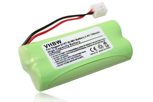 Batterie remplace Sagem 2SN-AAA55H-S-JP1 pour téléphone Sagem - 700mAh 2,4V NiMH