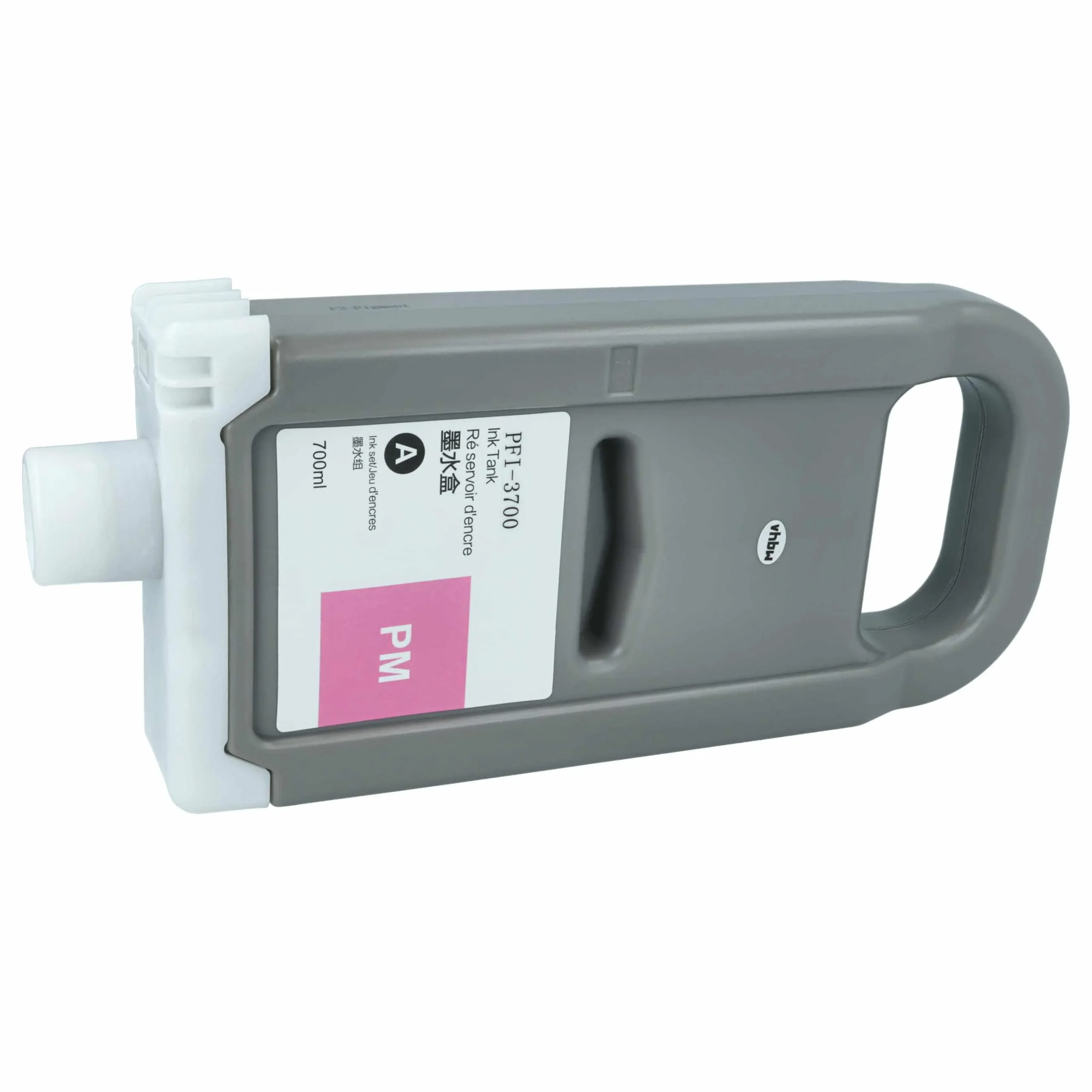Cartouche remplace Canon PFI-3700 PM pour imprimante Canon - photo magenta 700ml