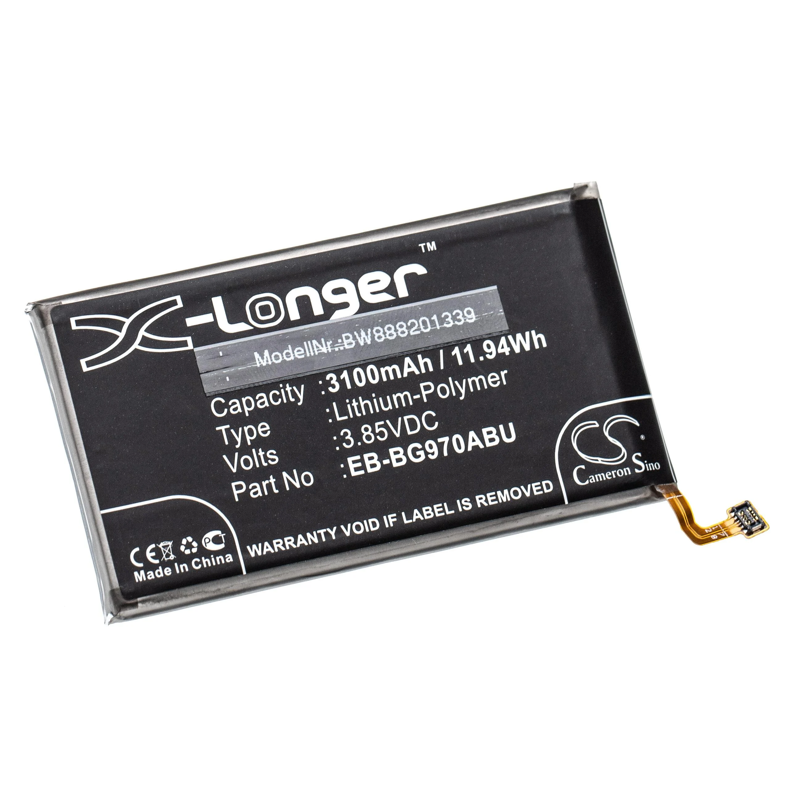 Batterie remplace Samsung EB-BG970ABU téléphone portable Samsung - 3100mAh 3,85V Li-polymère