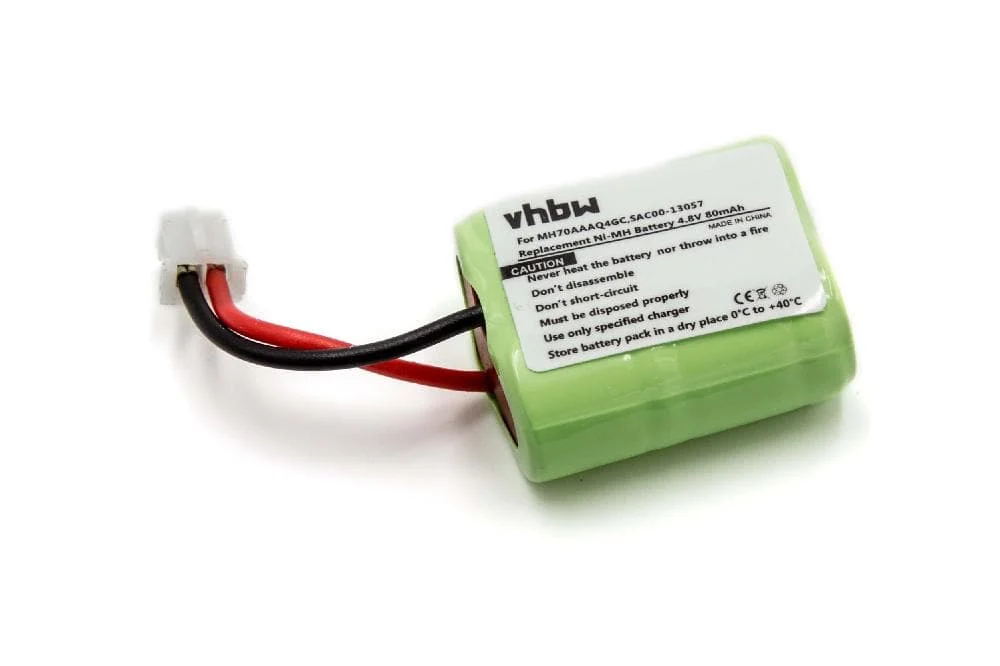 Batterie remplace Sportdog MH70AAAQ4GC, SAC00-13057 collier de dressage de chien NoBark - 80mAh 4,8V NiMH