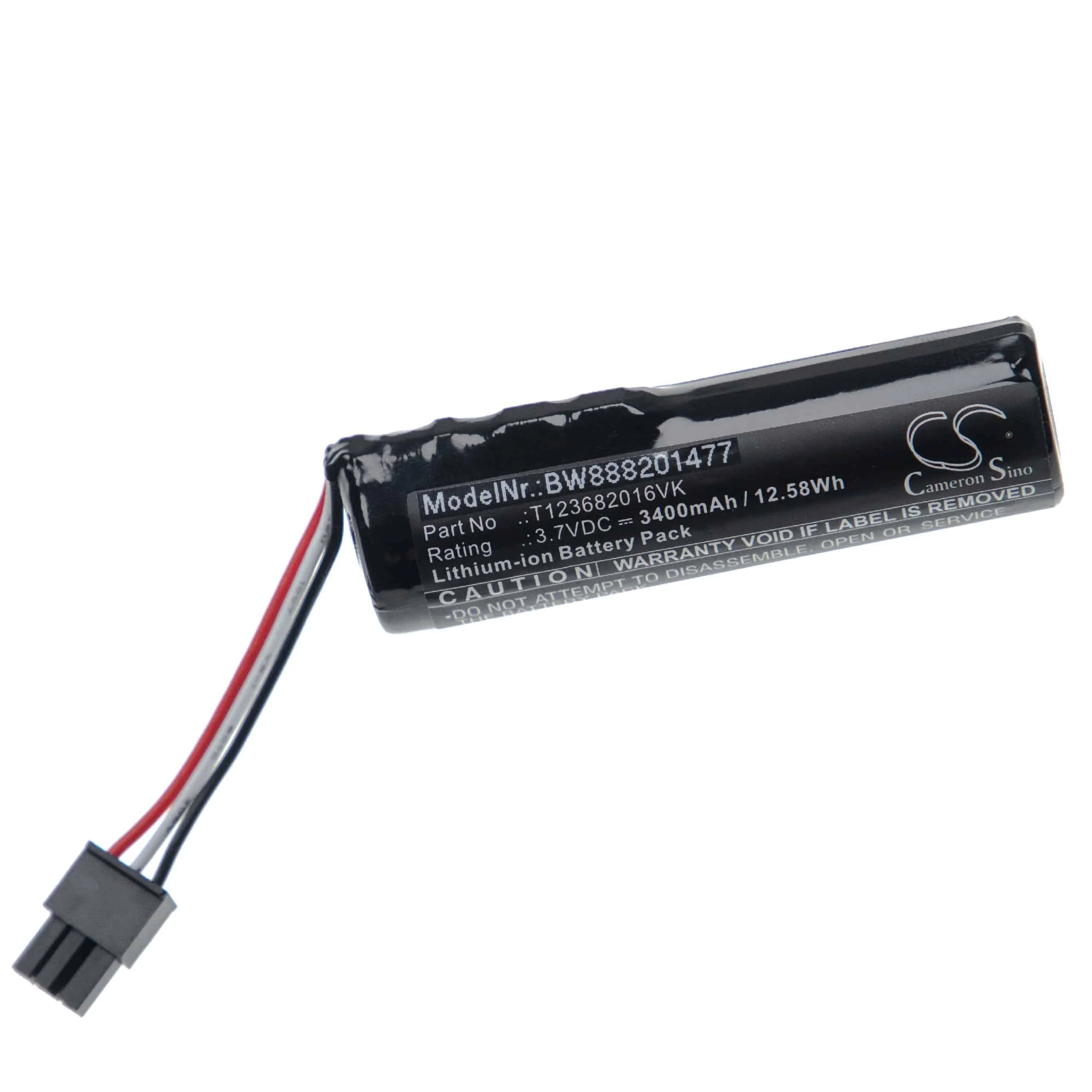 Batterie remplace Logitech T123682016VK enceinte Logitech - 3400mAh 3,7V Li-ion