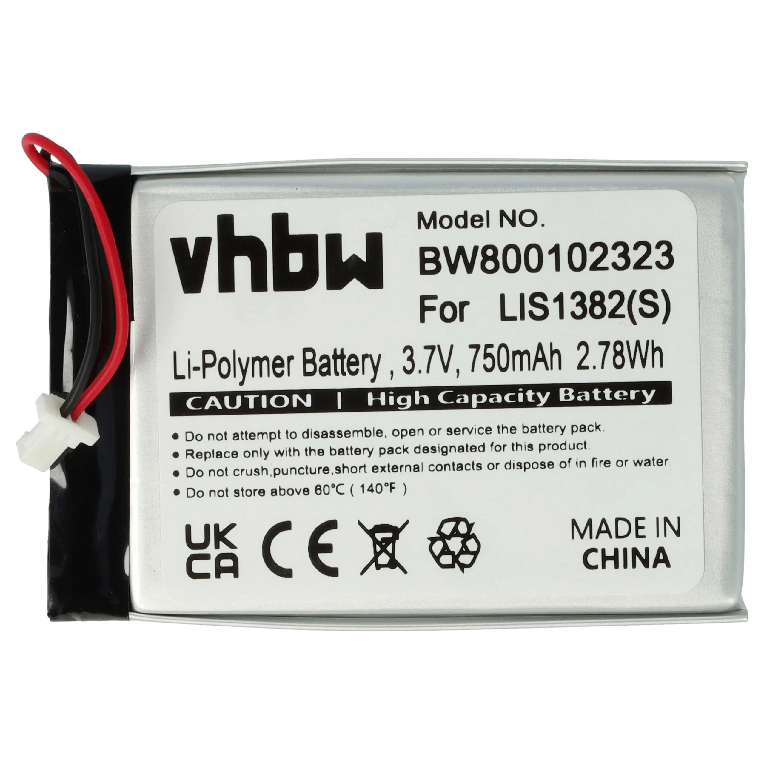 Batterie remplace Sony 1-756-769-31, 8704A41918, 1-756-769-11 liseuse ebook - 750mAh 3,7V Li-polymère