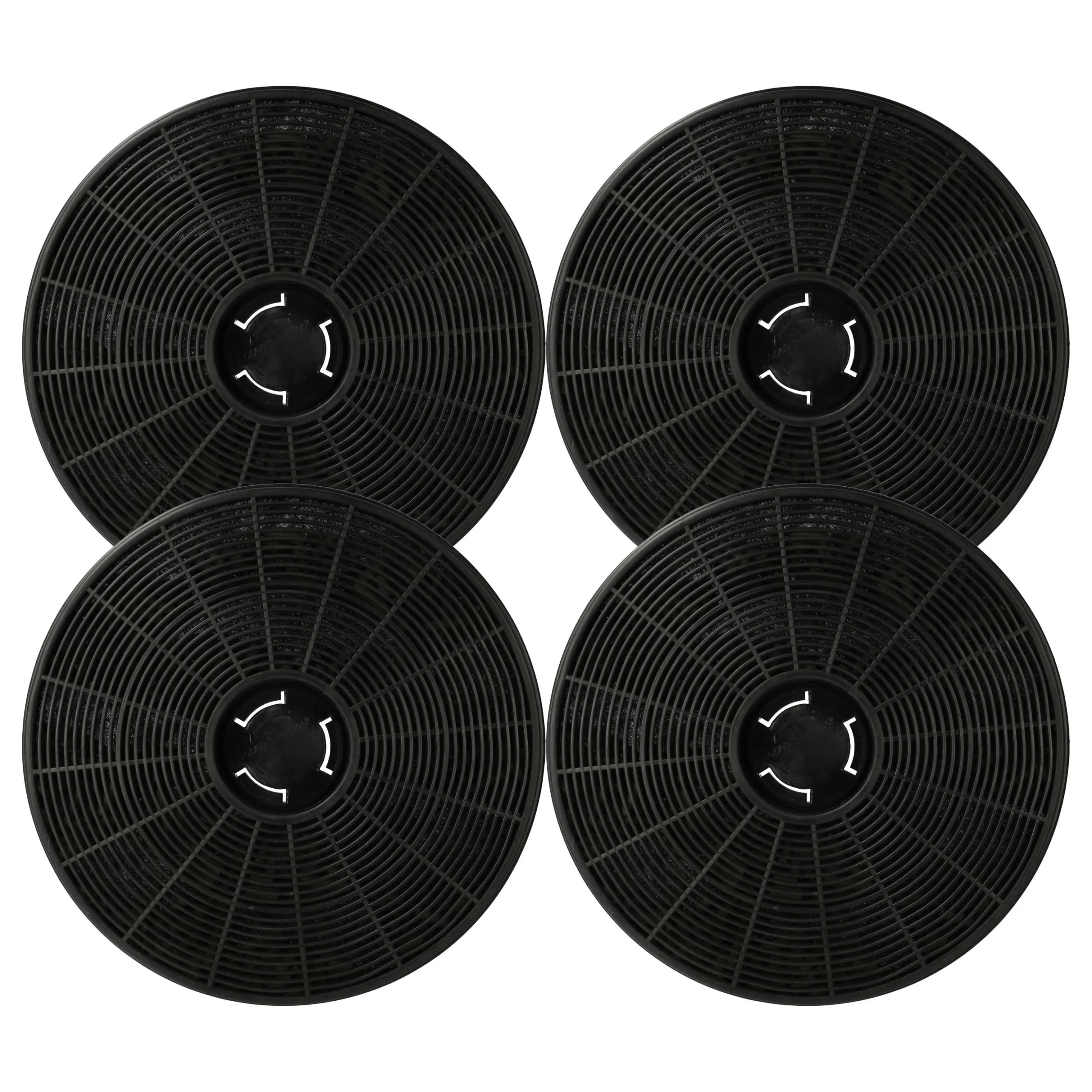 4x Filtres à charbon actif remplace Klarstein 10035386 pour hotte Respekta - Accessoires appareils ménagers