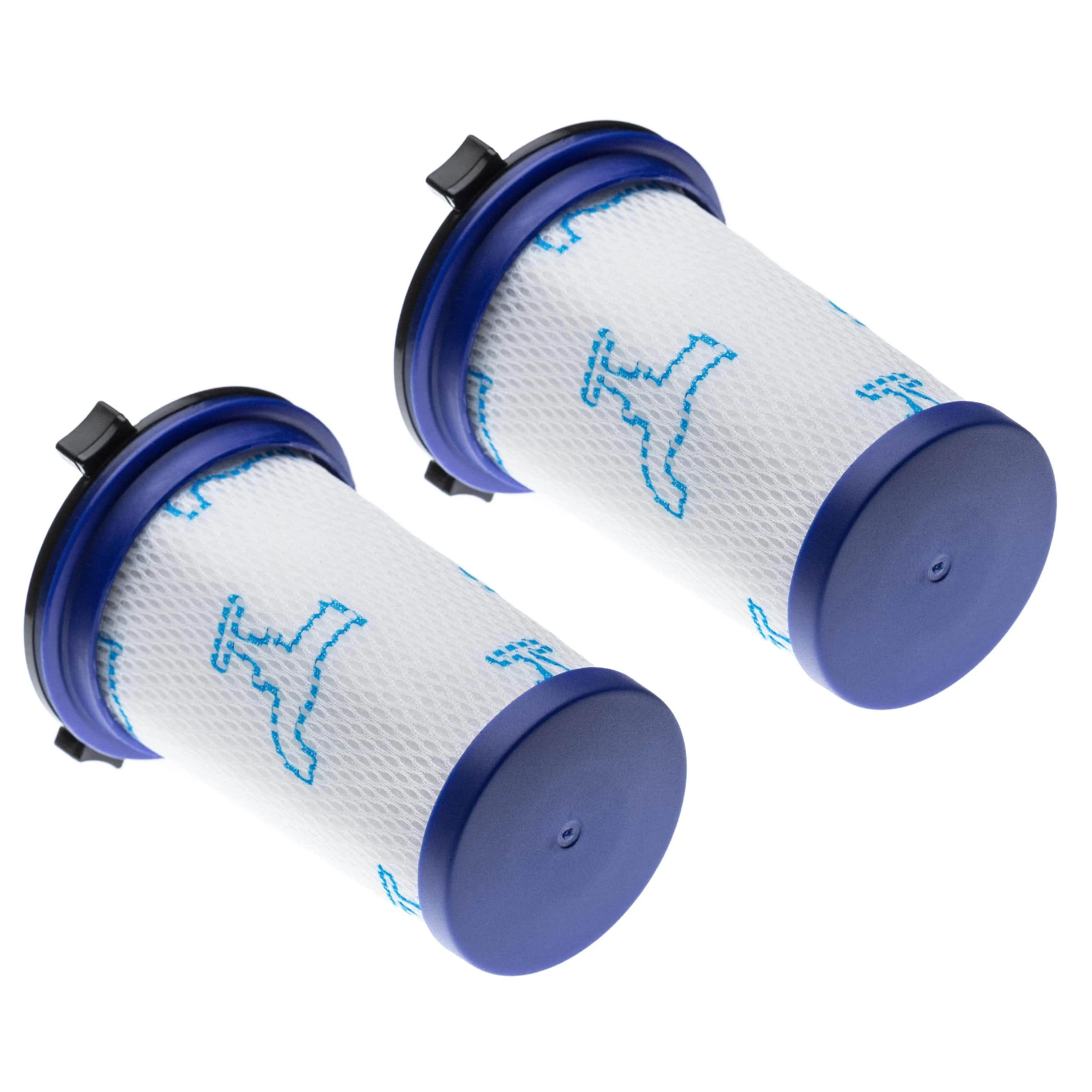 2x Filtre remplace Rowenta RS-RH5748, ZR009001 pour aspirateur - filtre en mousse