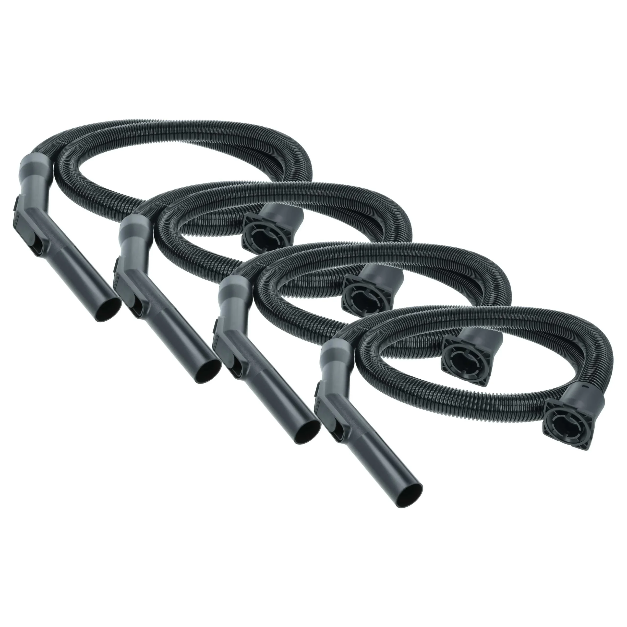 4x Tuyau flexible remplace Cleanfix 012.567 pour aspirateur Cleanfix - avec poignée, 2,2m