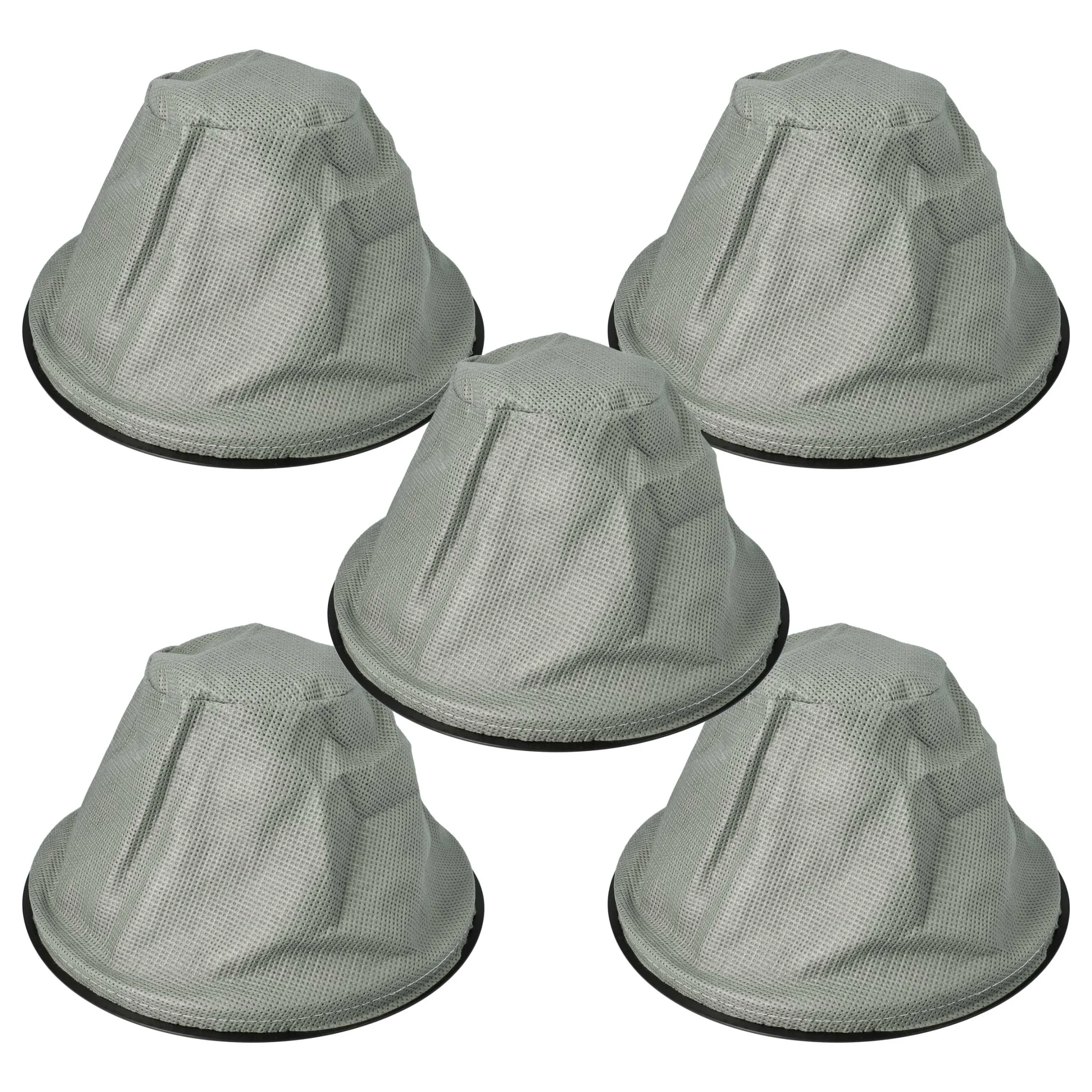 5x Filtre remplace 5900779934771 pour aspirateur de cheminée - filtre textile