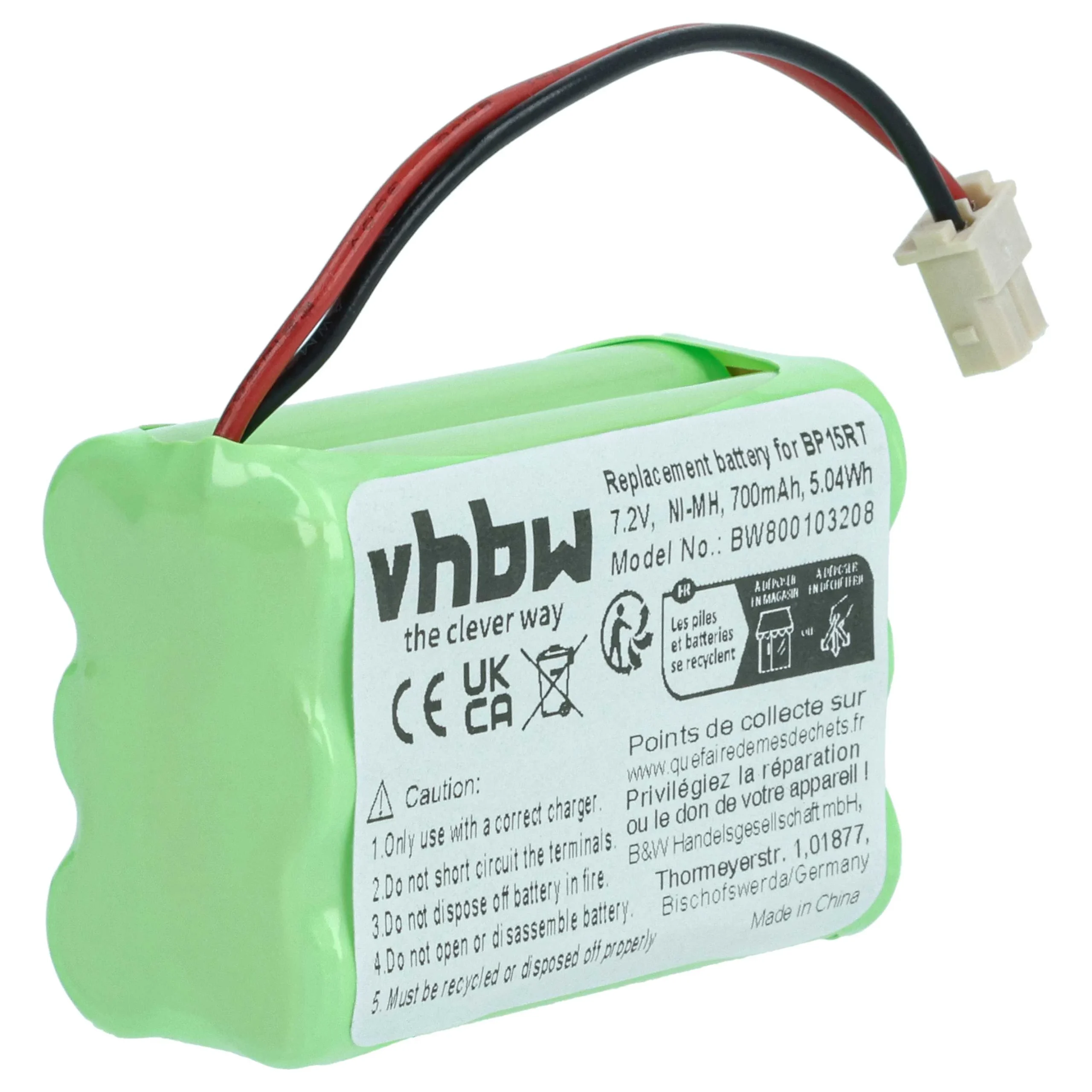 Batterie remplace Dogtra BP-15RT, BP15RT collier de dressage de chien Dogtra - 700mAh 7,2V NiMH