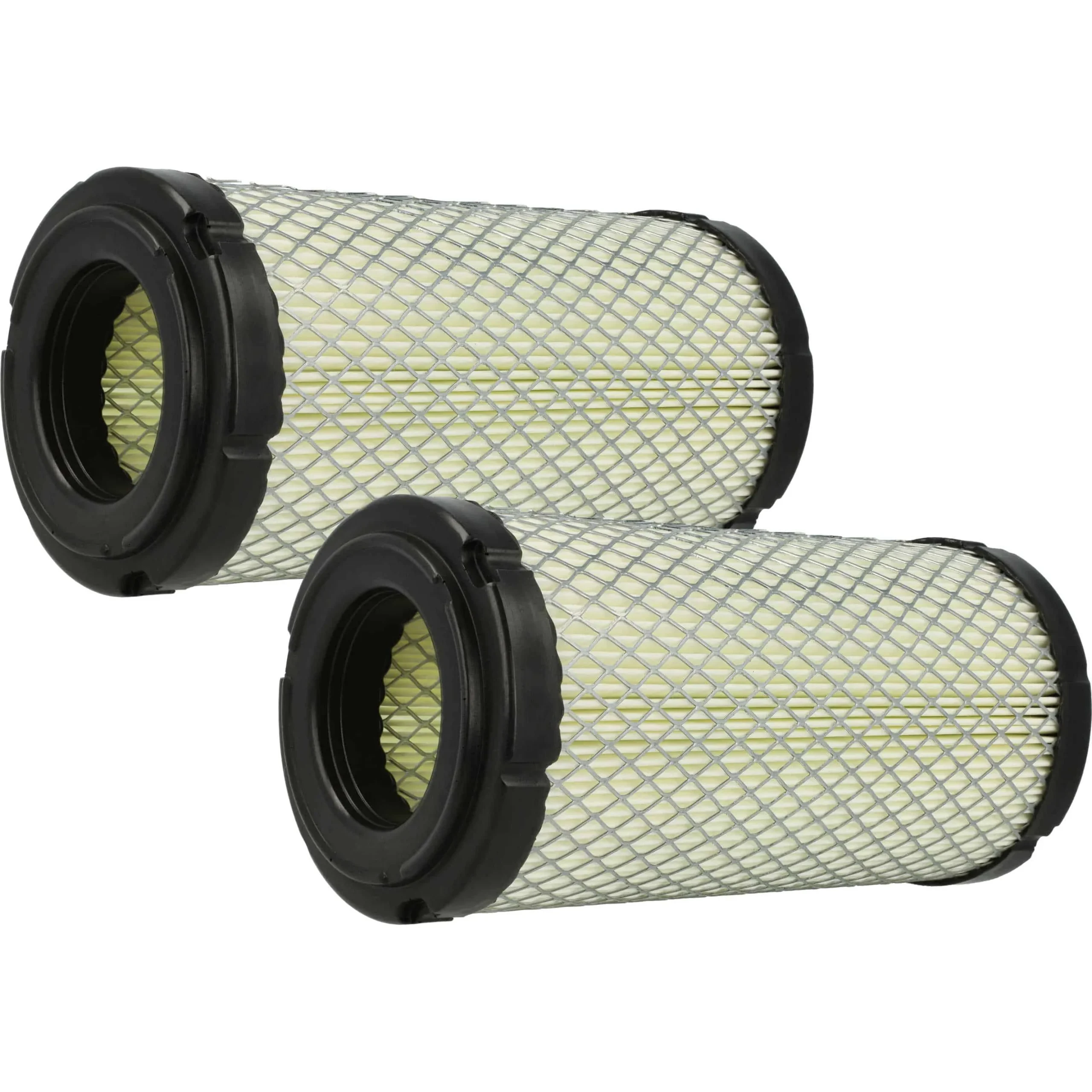 2x Filtre à air remplace ACI 30002183, 0646530, 3000D395 pour pelleteuse Hitachi - Filtre moteur extérieur