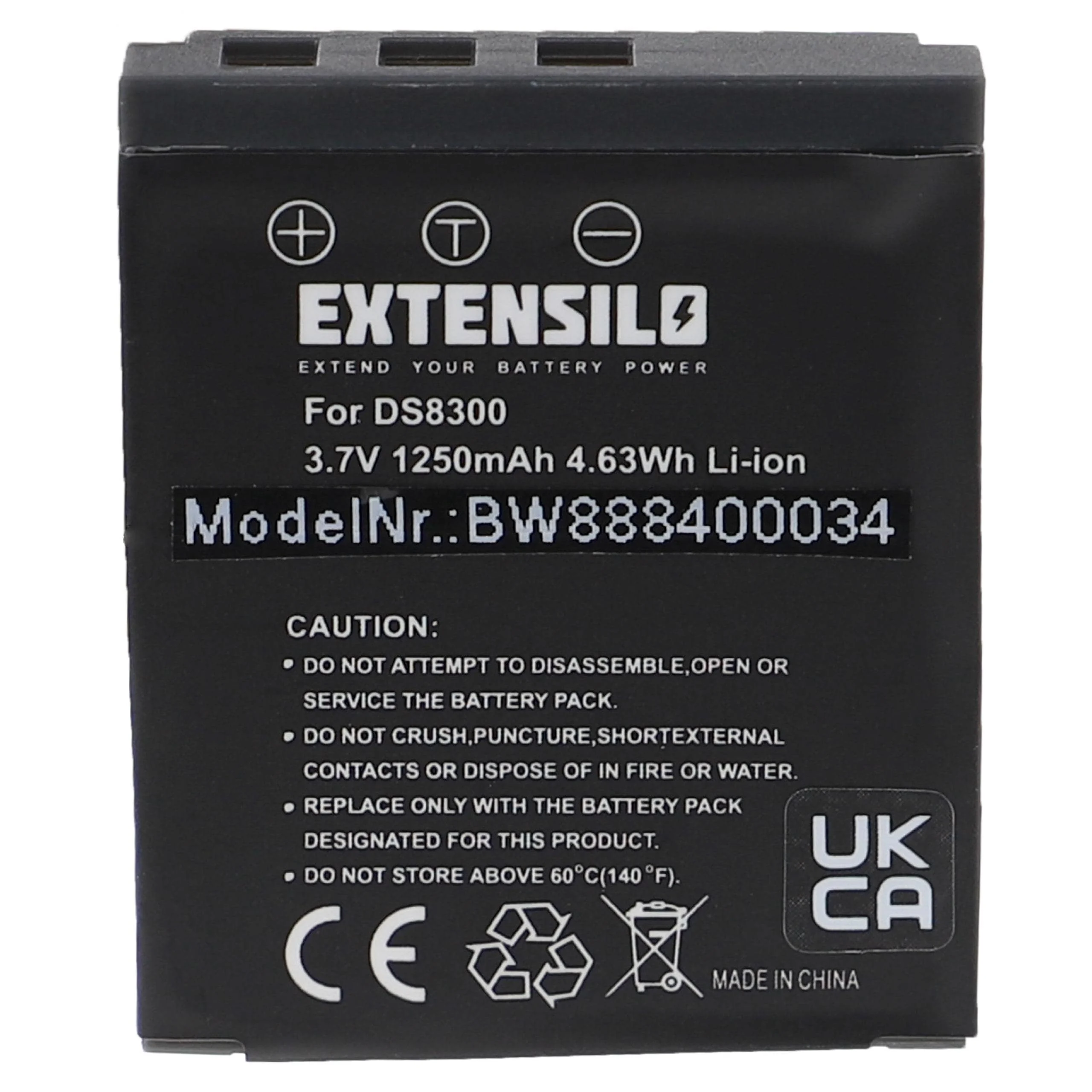Batterie remplace 02491-0028-05, 02491-0028-01, 02491-0028-00 pour appareil photo Minox- 1250mAh 3,7V Li-ion
