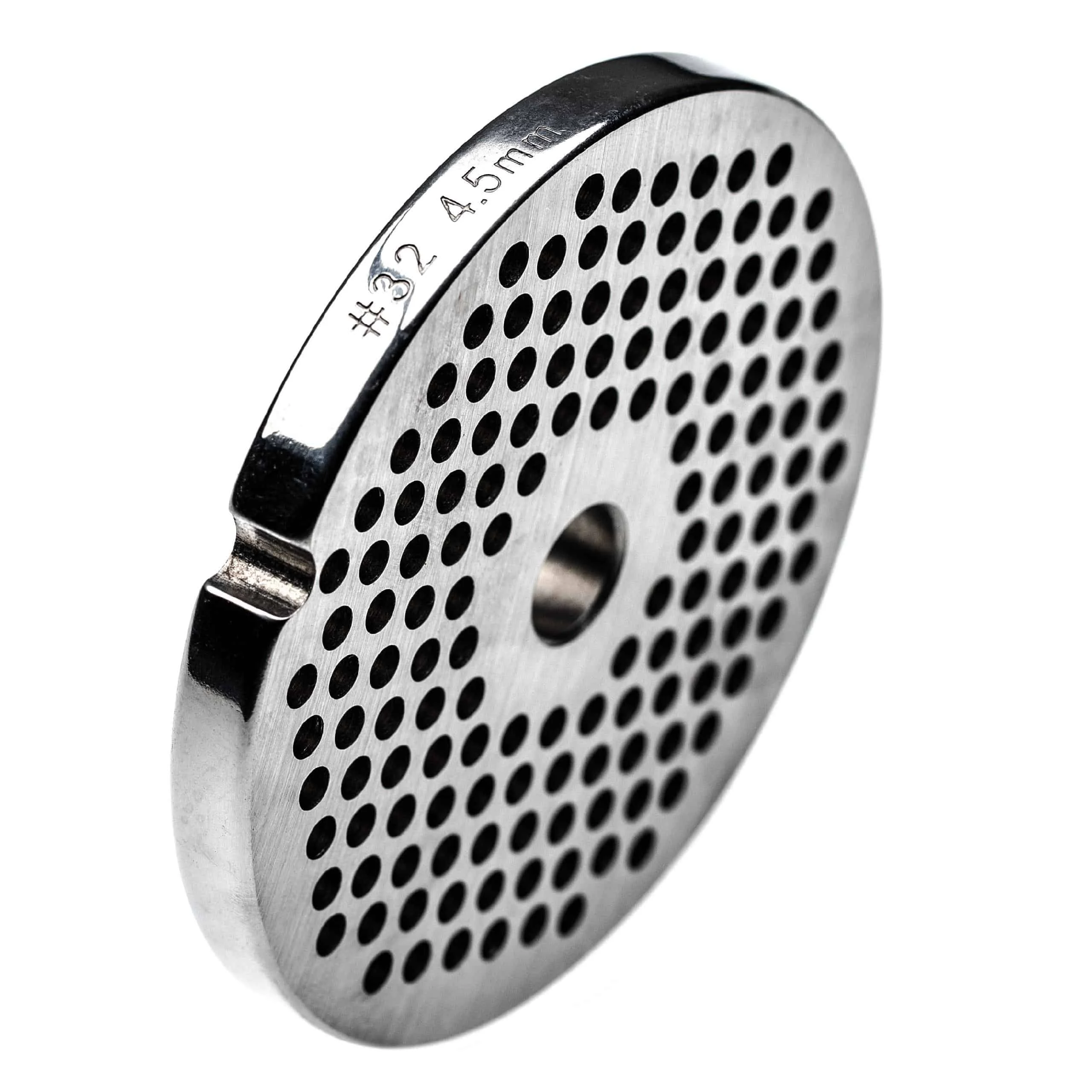 Disque perforé t. 32 pour hachoir Caso - trous 4,5 mm ⌀, acier inox