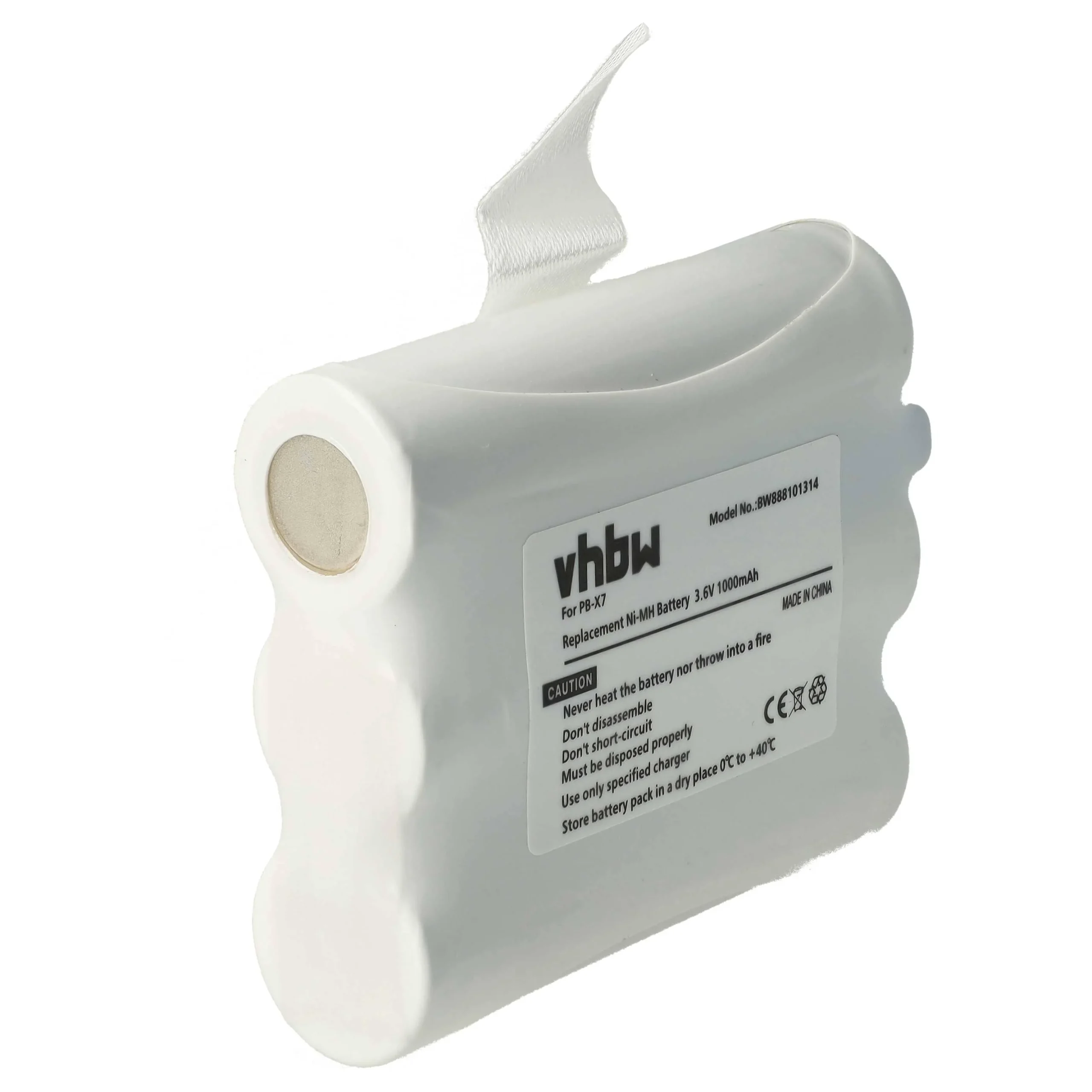 Batterie remplace Midland PB-X7 pour radio talkie-walkie Midland- 1000mAh 3,6V NiMH