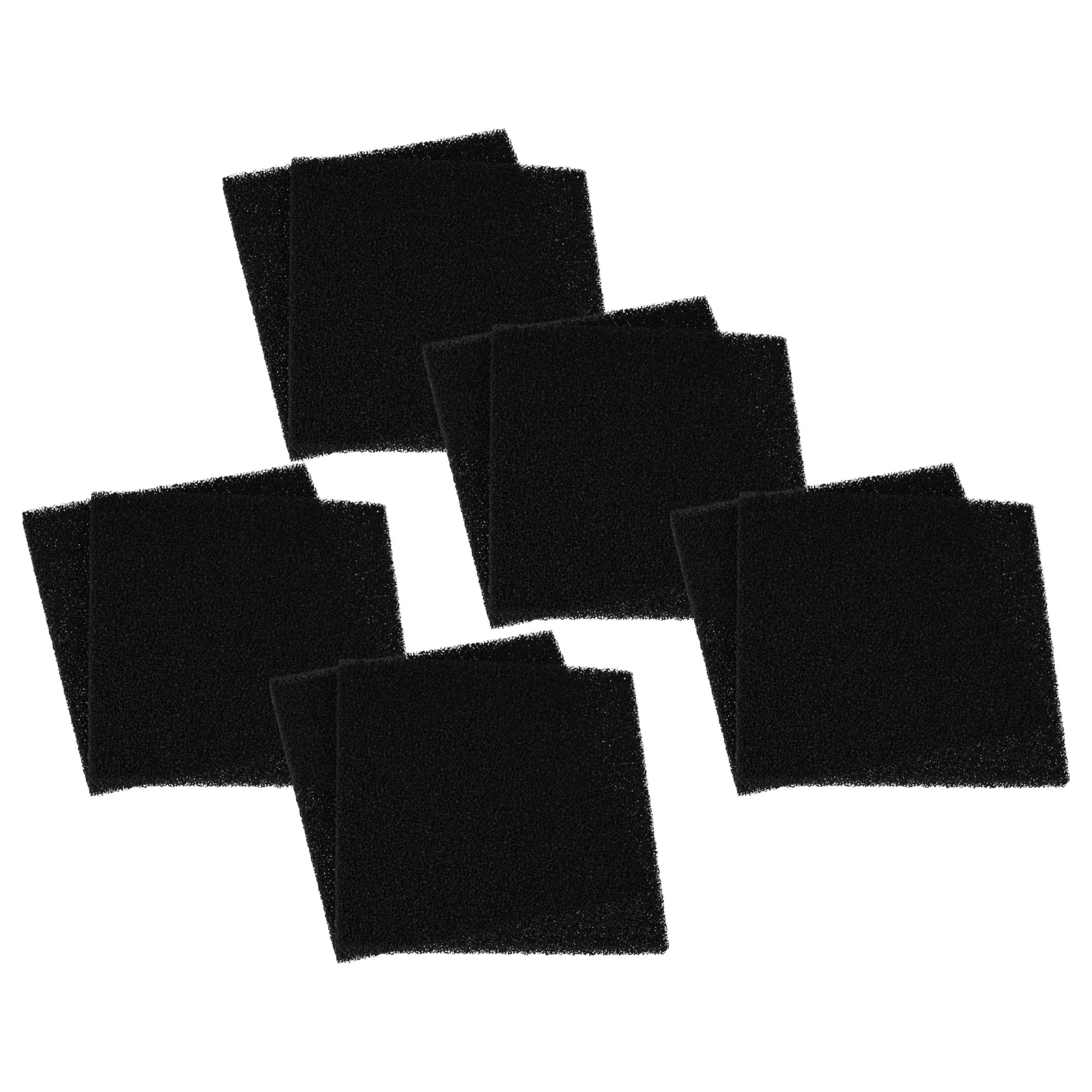10x Filtre mousse remplace RS PRO 1234905 pour extracteur de fumée Toolcraft - élément filtrant