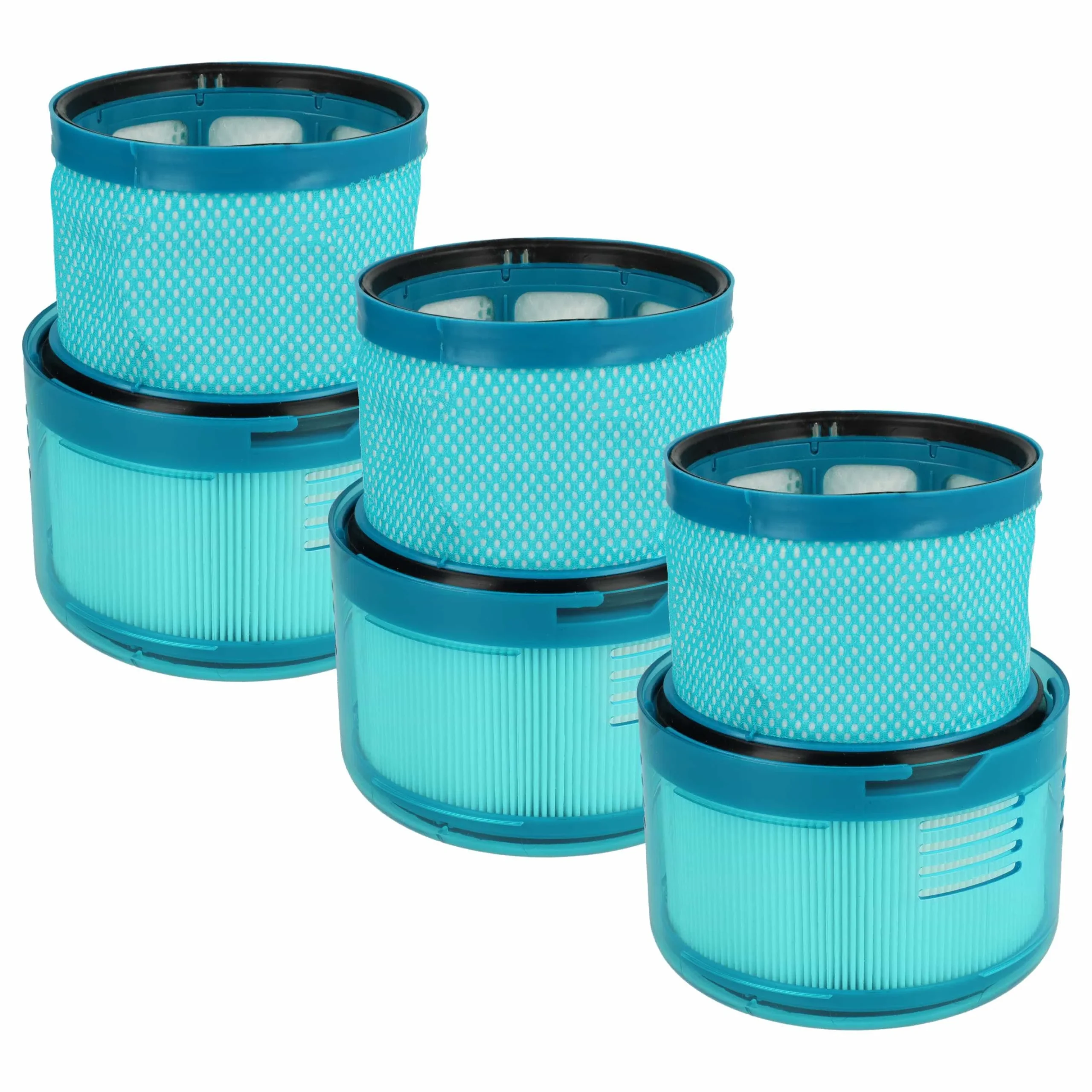 3x Filtre remplace Dyson 972352-01 pour aspirateur - filtre d'échappement H12