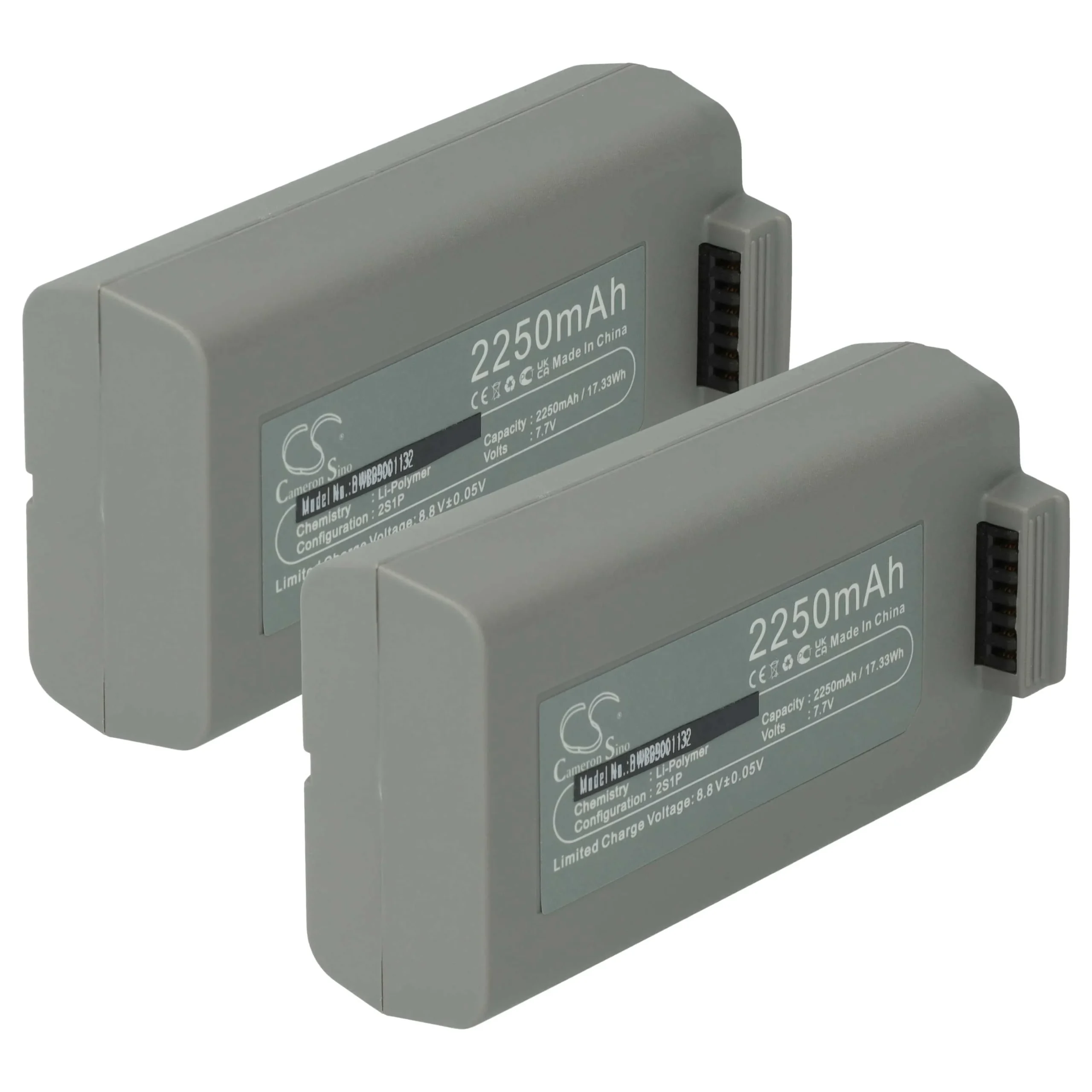 2x Batteries remplace DJI CP.MA.00000326.01, BWX161-2250-7.7 pour drone DJI- 2250mAh 7,7V Li-polymère