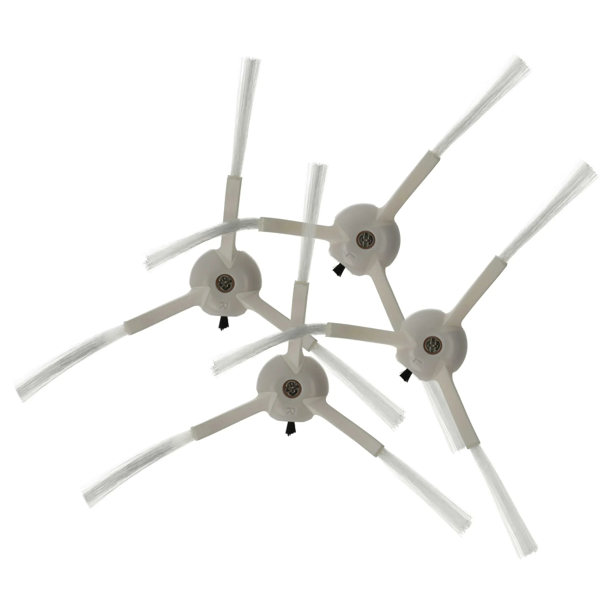 4x Brosses latérales à 3 bras (droit et gauche) pour Proscenic, Kyvol, Uoni, Ultenic - Accessoires pour aspirateur