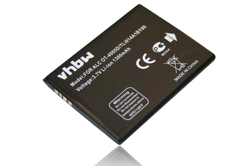 Batterie remplace TLi014A1BY80 téléphone portable Vodafone - 1300mAh 3,7V Li-ion