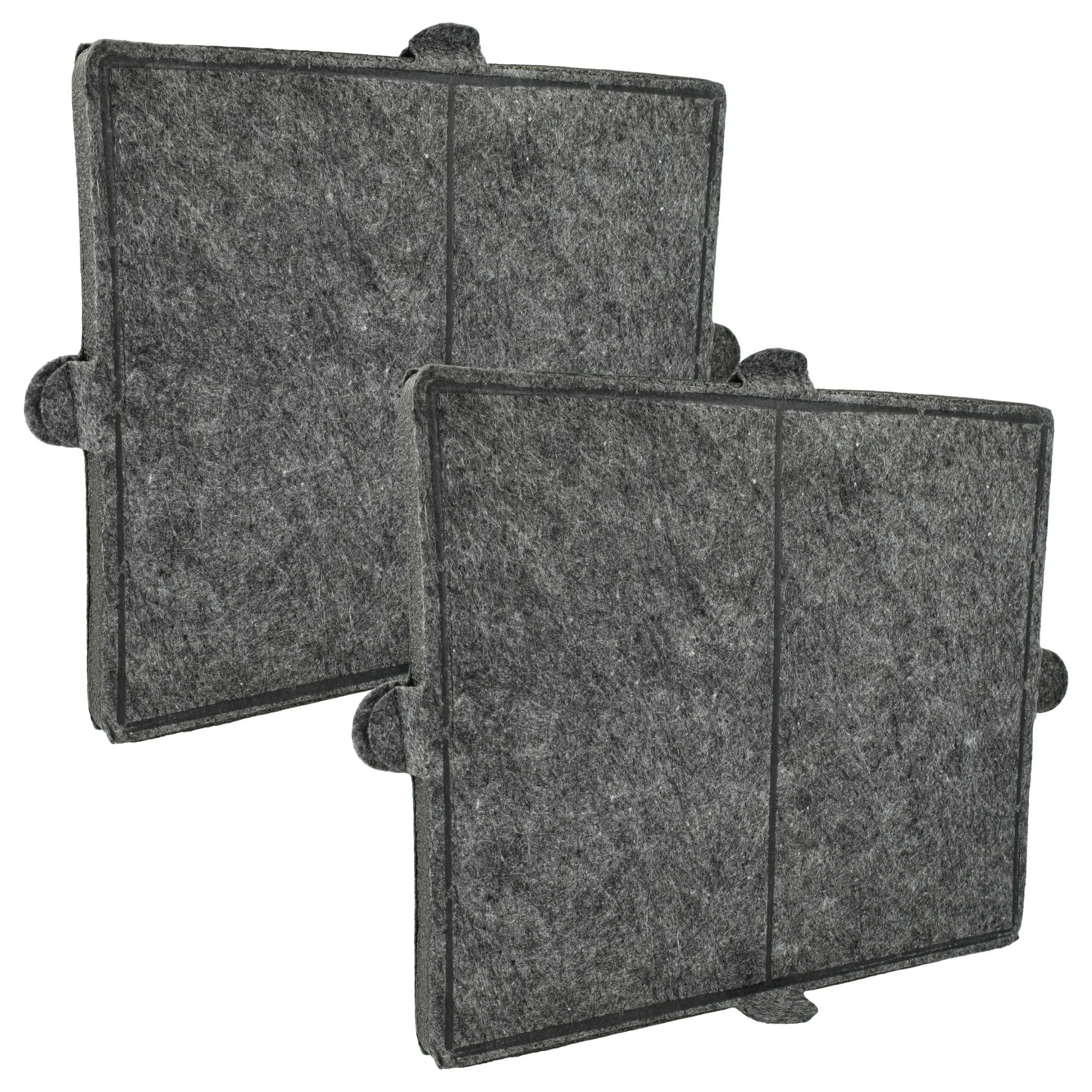 2x Filtres à charbon actif remplace Miele DKF 12-1, 6228731 pour hotte Miele