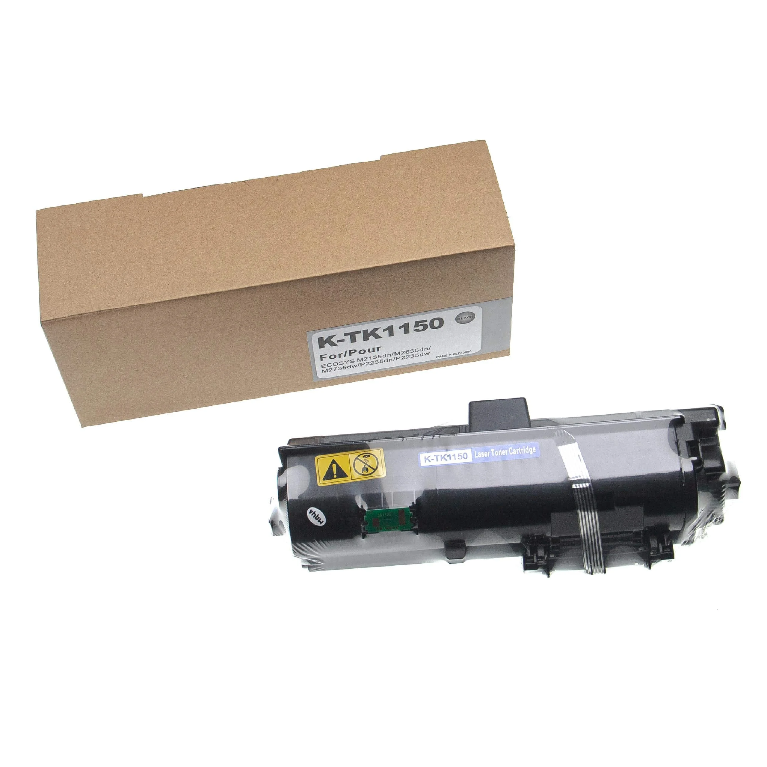 Cartouche de toner remplace Kyocera TK-1150 pour imprimante laser Kyocera, noir