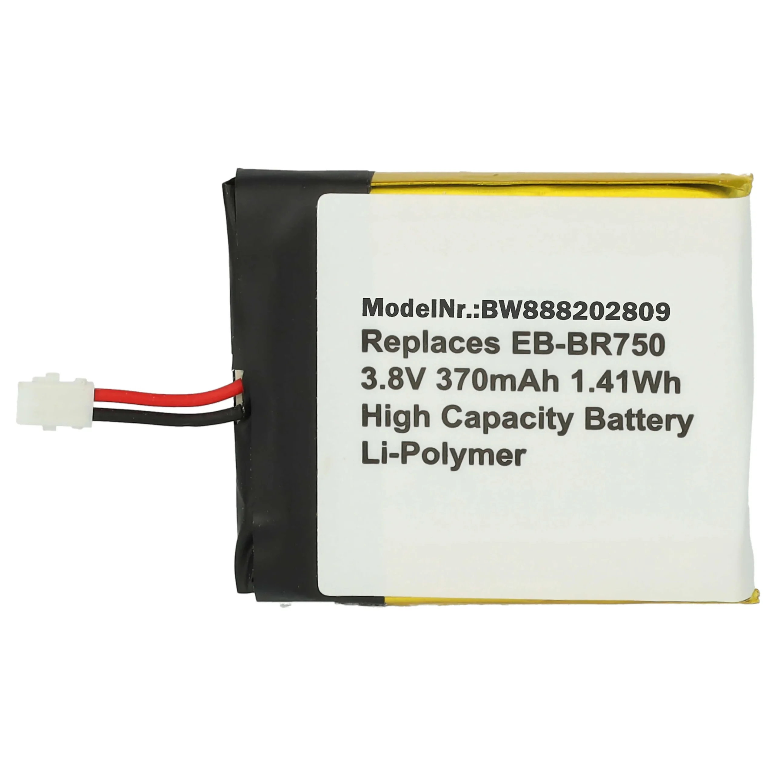 Batterie remplace Samsung EB-BR750ABE, EB-BR750 montre connectée - 370mAh 3,8V Li-polymère + outils