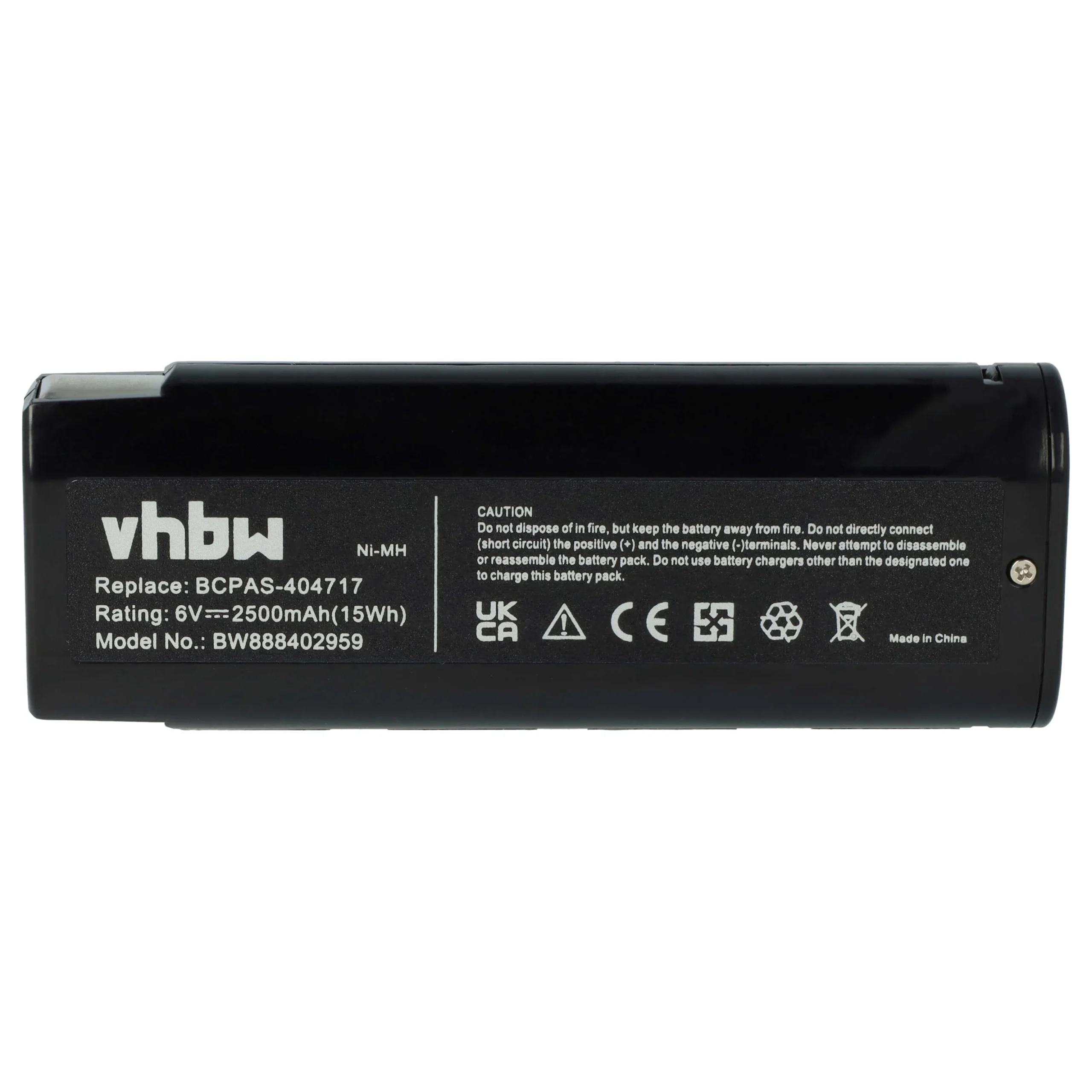 Batterie remplace Paslode 900421, 900400, 900420, 404400, 404717 outil électrique Paslode - 2,5Ah 6V NiMH