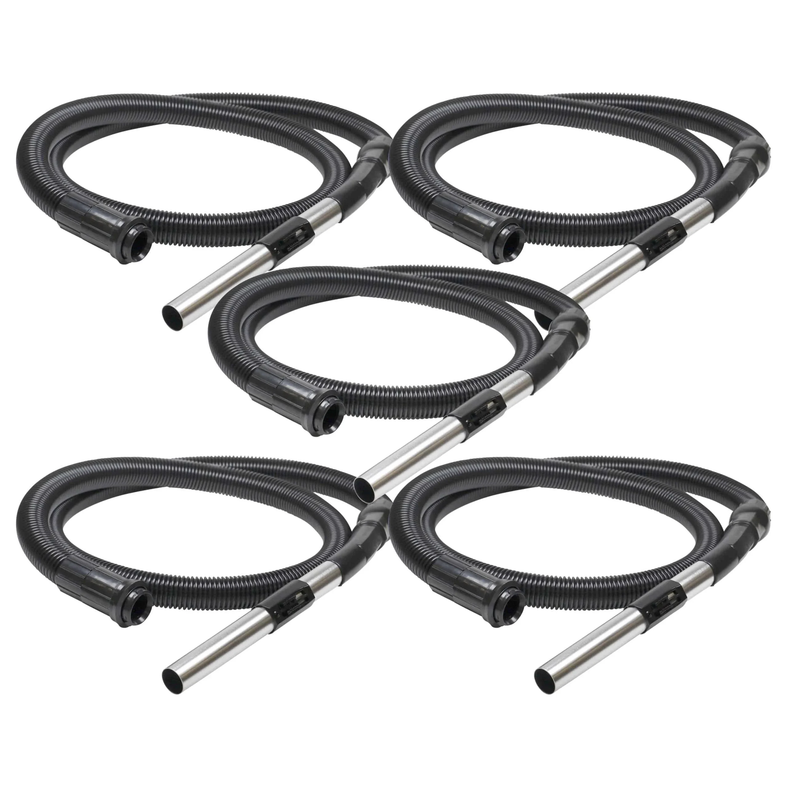5x Tuyau flexible remplace Nilfisk 140 2782 000 pour aspirateur Lux, 2,41m, ⌀ 32mm - Accessoires pour aspirateur