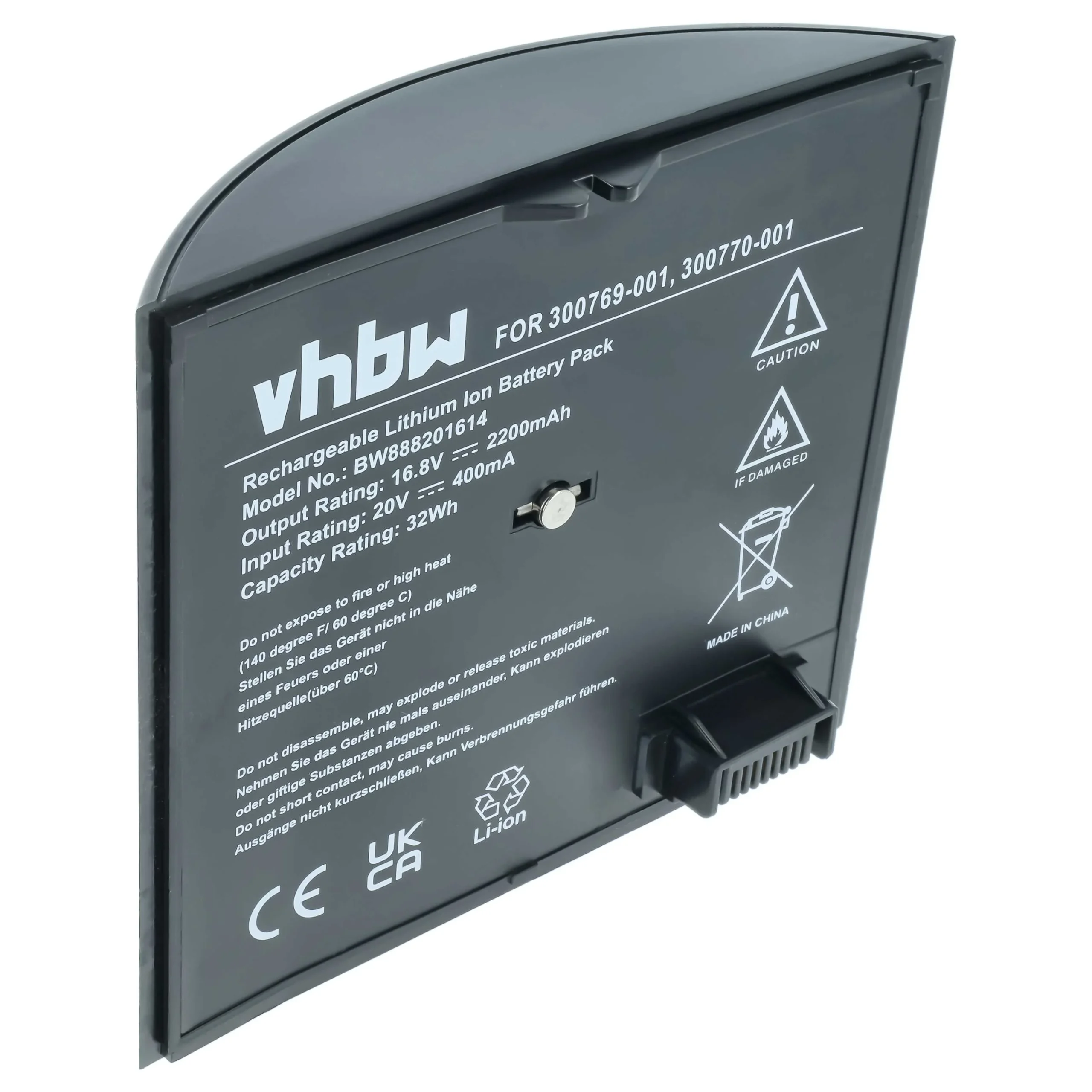 Batterie remplace Bose 300769-001, 300769-004, 300769-003, 300769-002 enceinte Bose - 2200mAh 16,8V Li-ion