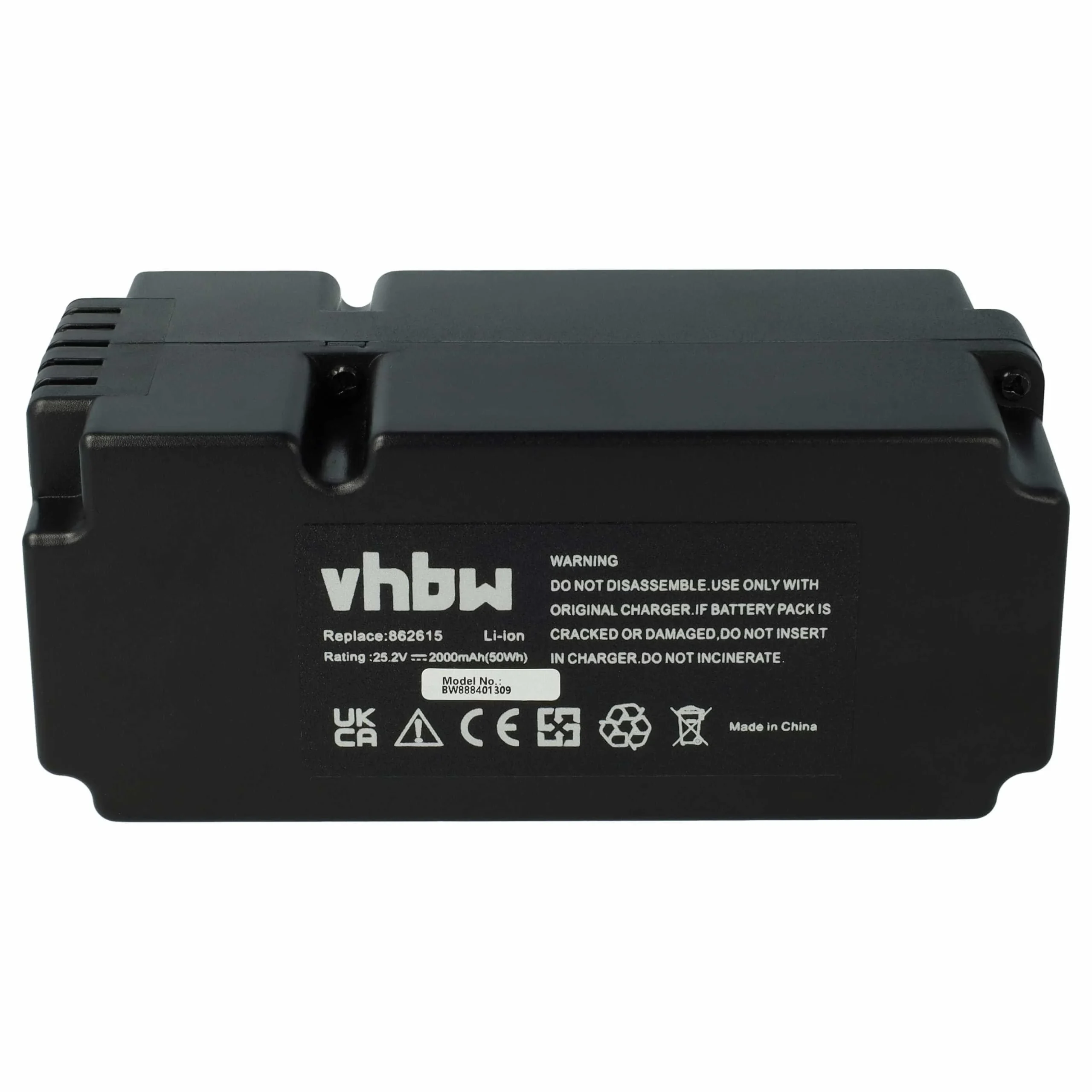 Batterie remplace Yard Force 862601, 0862622, 0862622001 pour outil de jardinage - 2000mAh 25,2V Li-ion