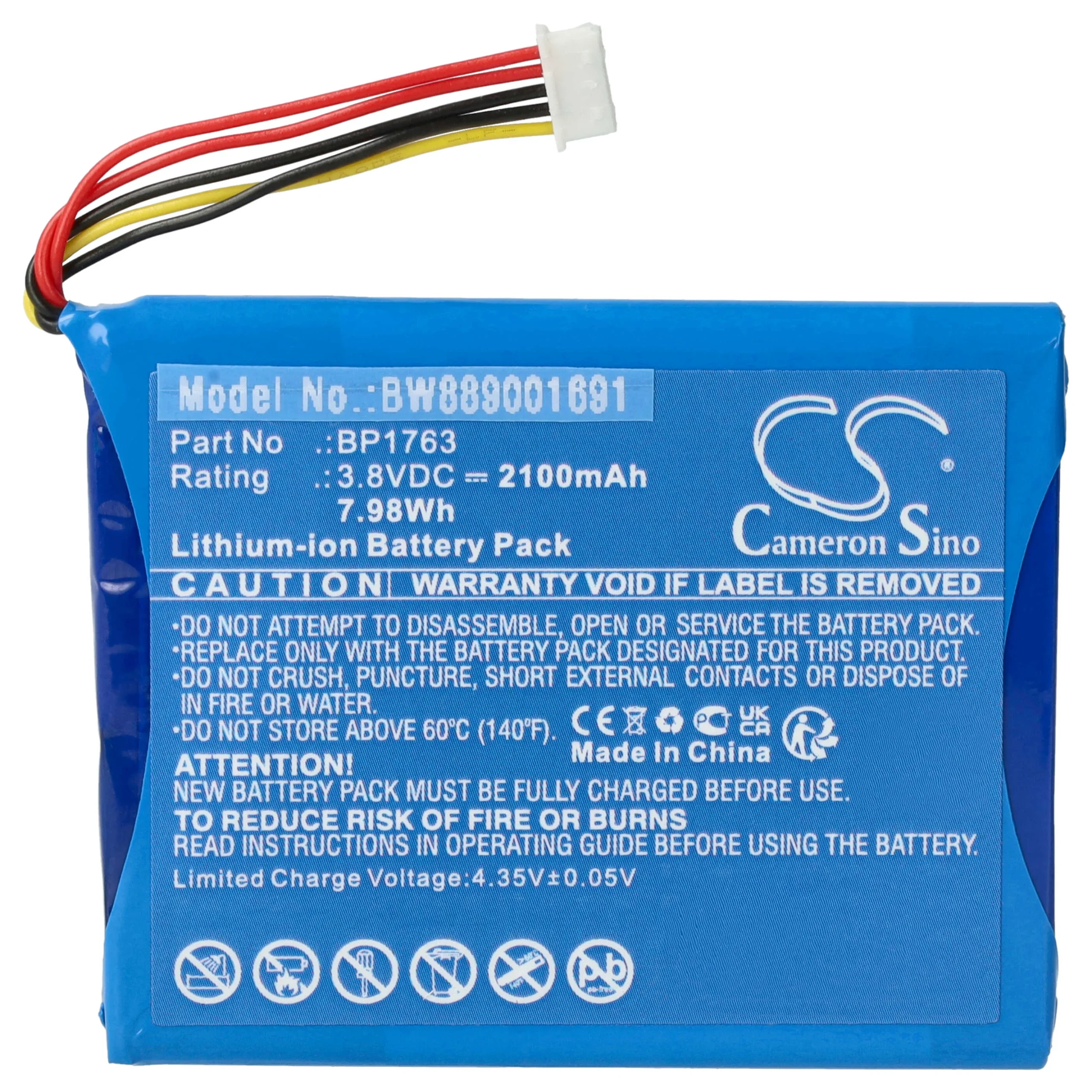 Batterie pour moniteur bébé VTech Baby Monitor VM5254 - 2100mAh 3,8V Li-ion