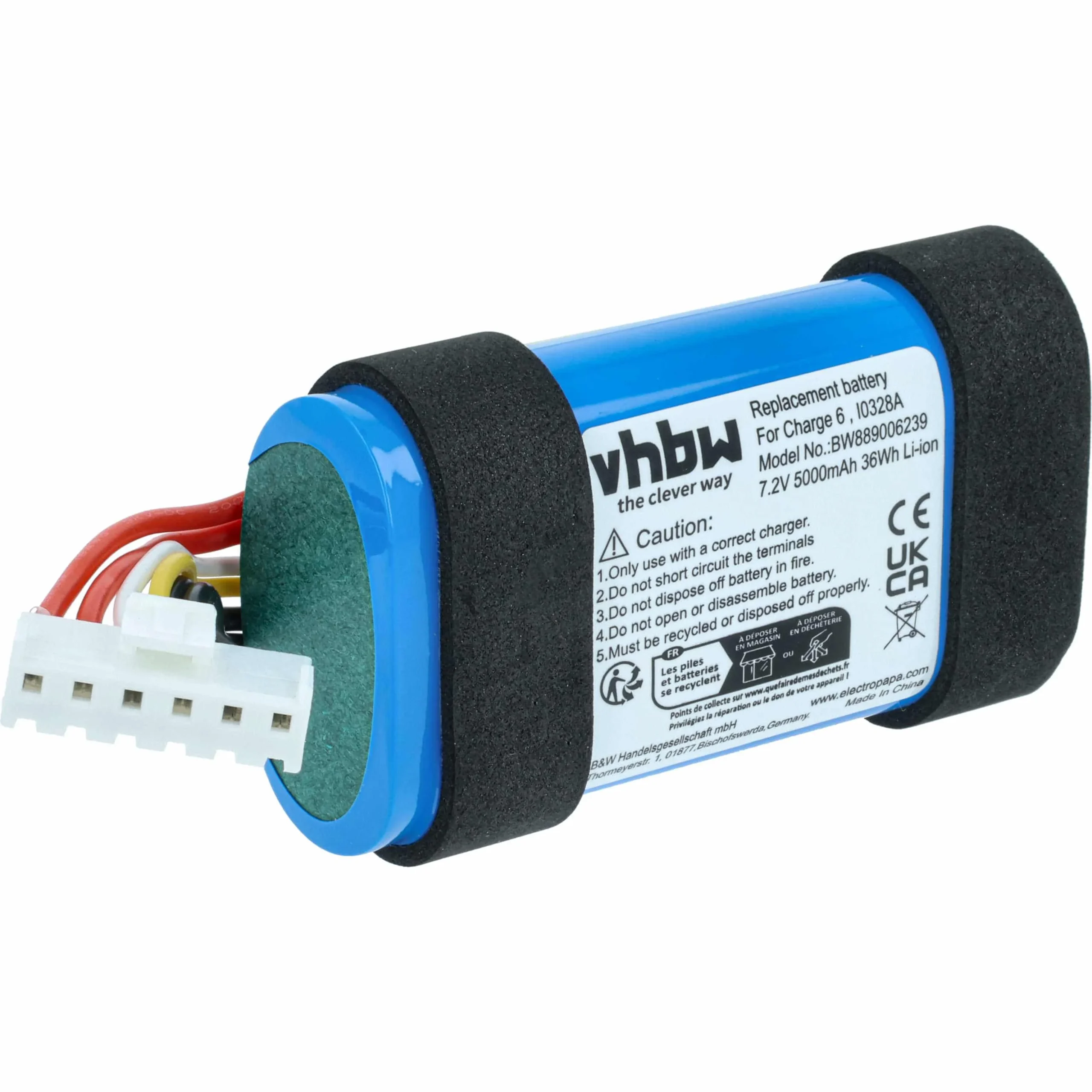 Batterie remplace JBL I0328A enceinte JBL - 5000mAh 7,2V Li-ion