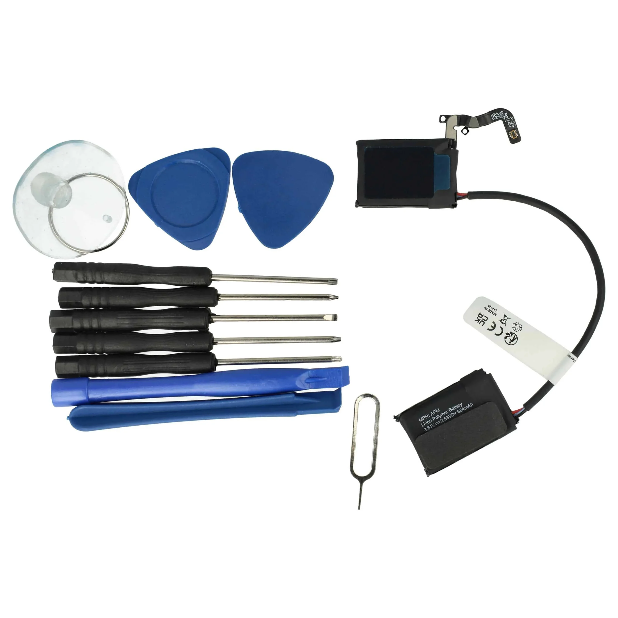 Batterie remplace Apple A2096, A2165 casque audio Apple - 664mAh 3,81V Li-polymère
