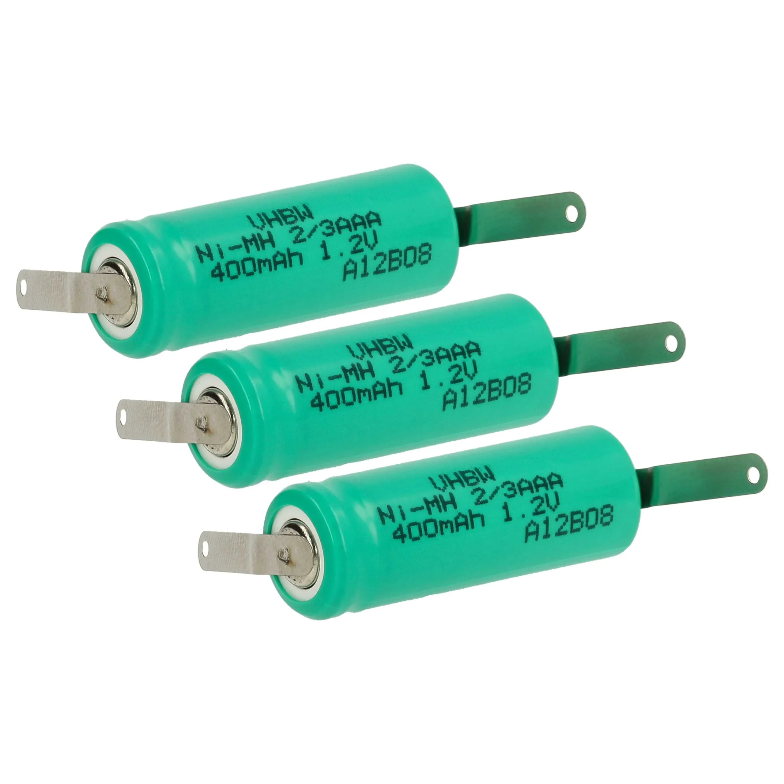 Batterie (3 pcs.) remplace 2/3AAA modèle radio-télécommandé - 400mAh 1,2V NiMH
