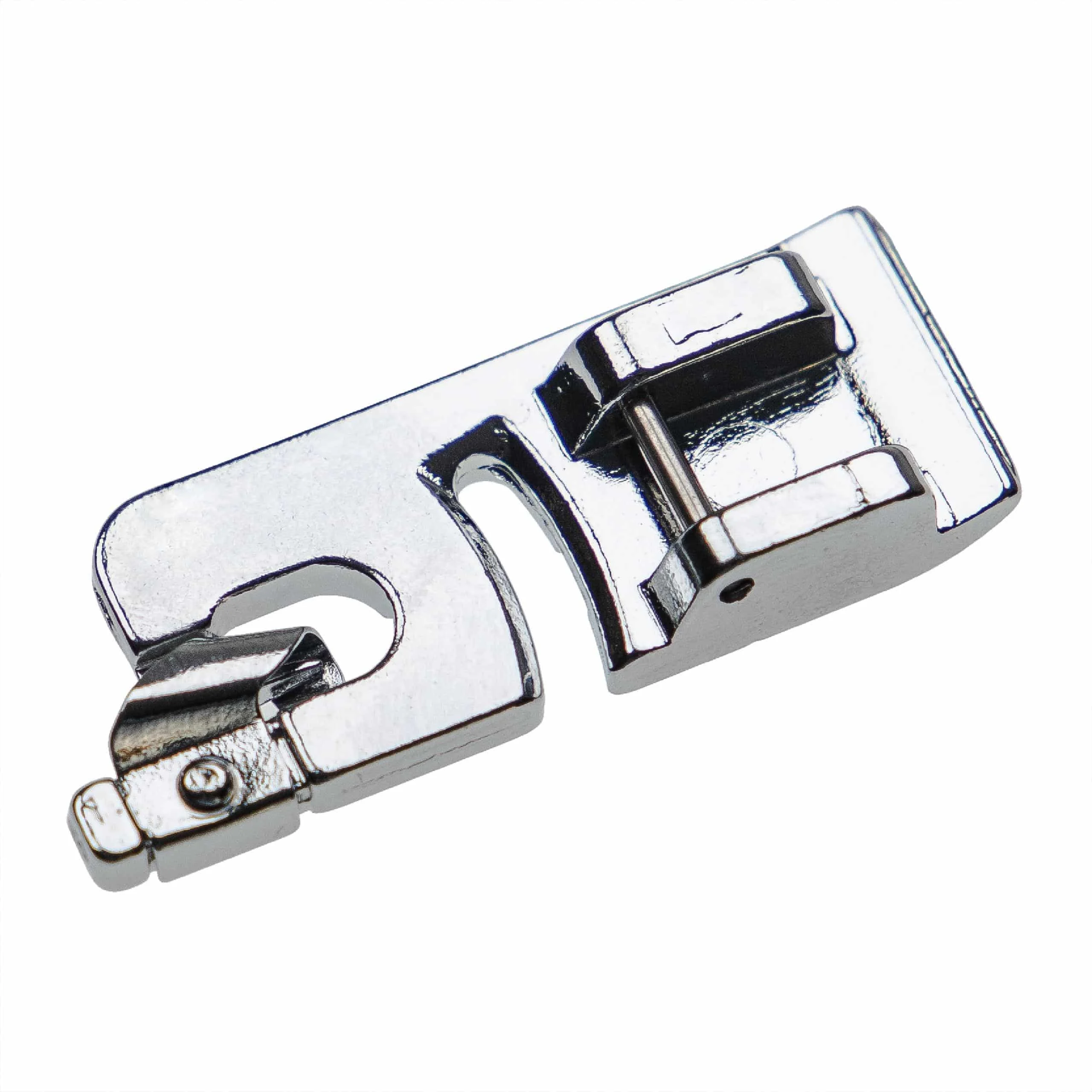 Pied ourleur pour machine à coudre, par ex. Singer, Brother, Janome - 6 mm, acier inox