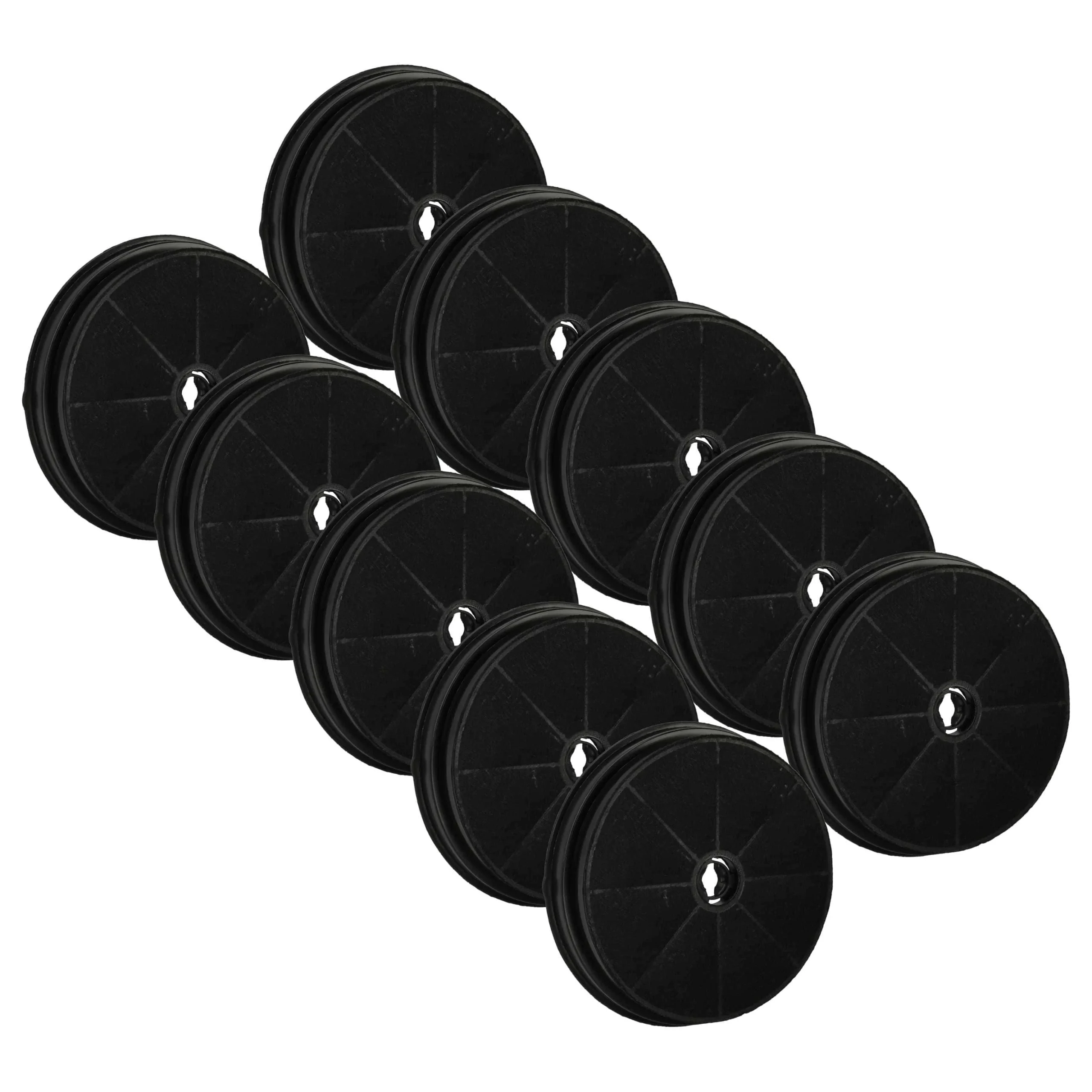 10x Filtres à charbon actif remplace Beko AS-AZKF030, 9174220018, 9199001580 pour hotte Proline