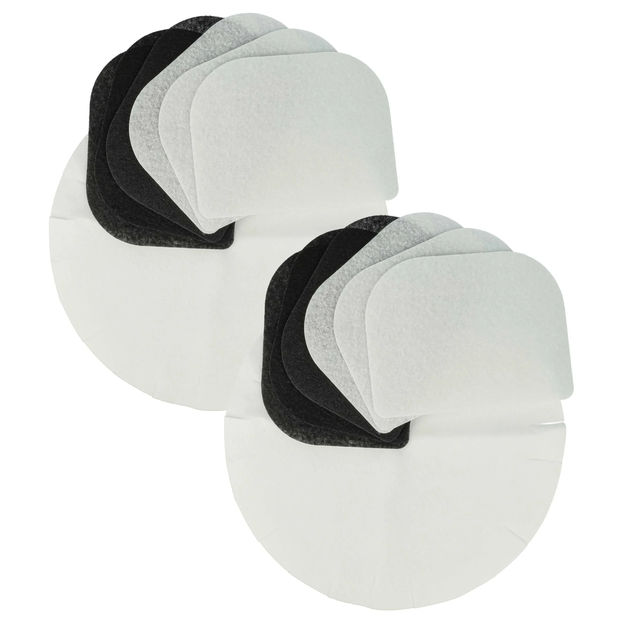 12x filtre papier, 6x filtre à graisses, 6x filtre à charbon actif remplace De Longhi 5525101500 pour friteuse - Filtres