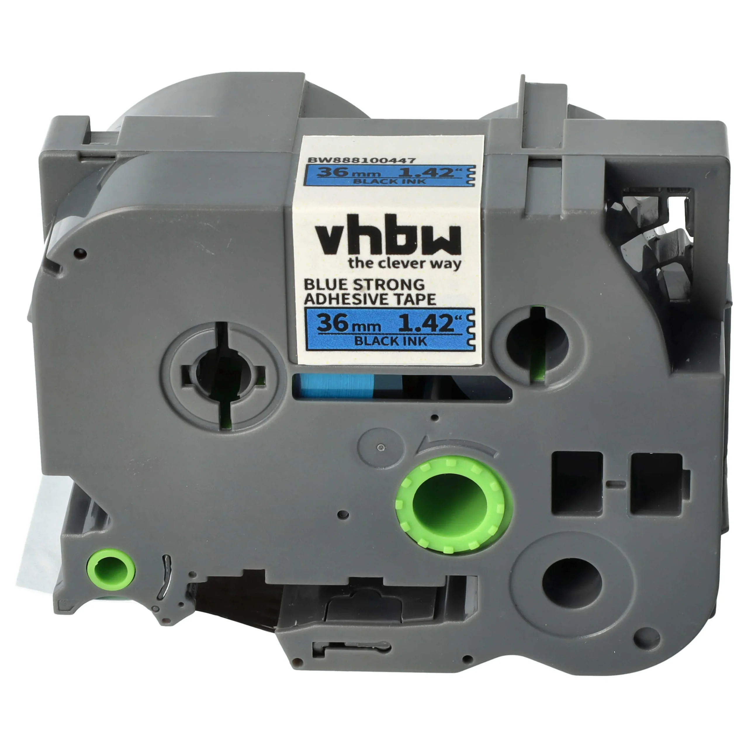Cassette à ruban remplace Brother TZE-S561 - 36mm lettrage Noir ruban Bleu, plastique, extra fort