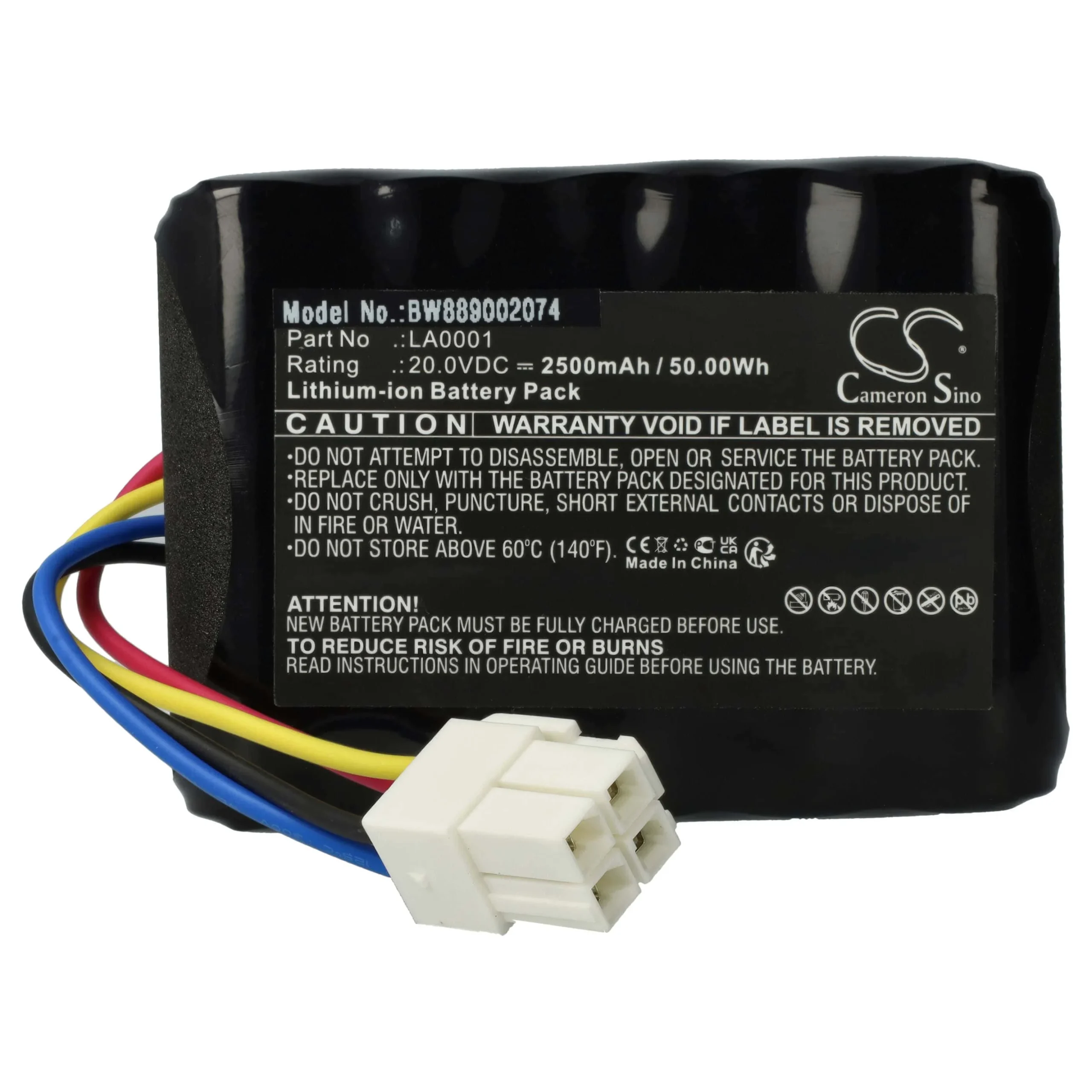 Batterie remplace Landxcape LA0002, LA0001 pour outil de jardinage - 2500mAh 20V Li-ion