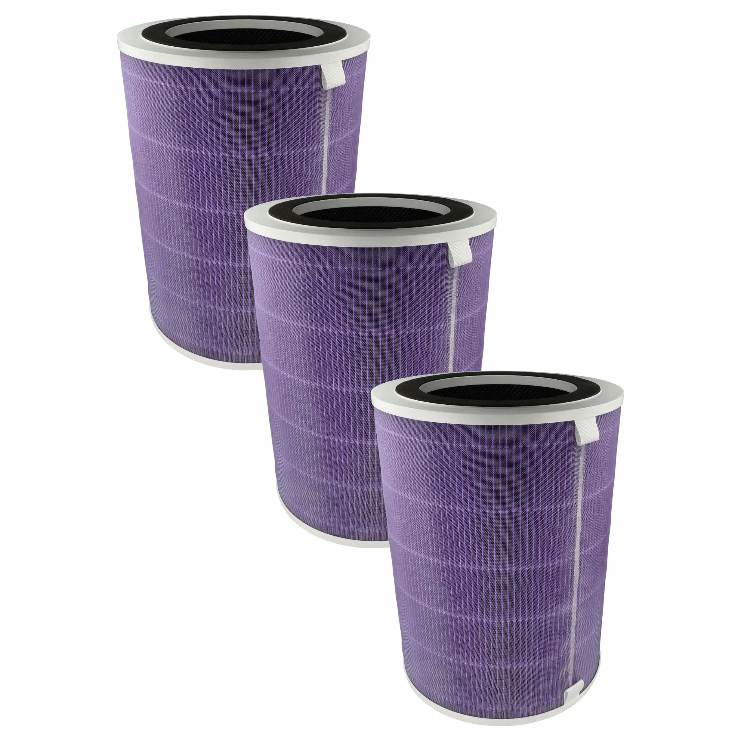3x Filtre remplace Proscenic A9Mor pour purificateur Proscenic- Préfiltre + HEPA + charbon actif + Silver Ion