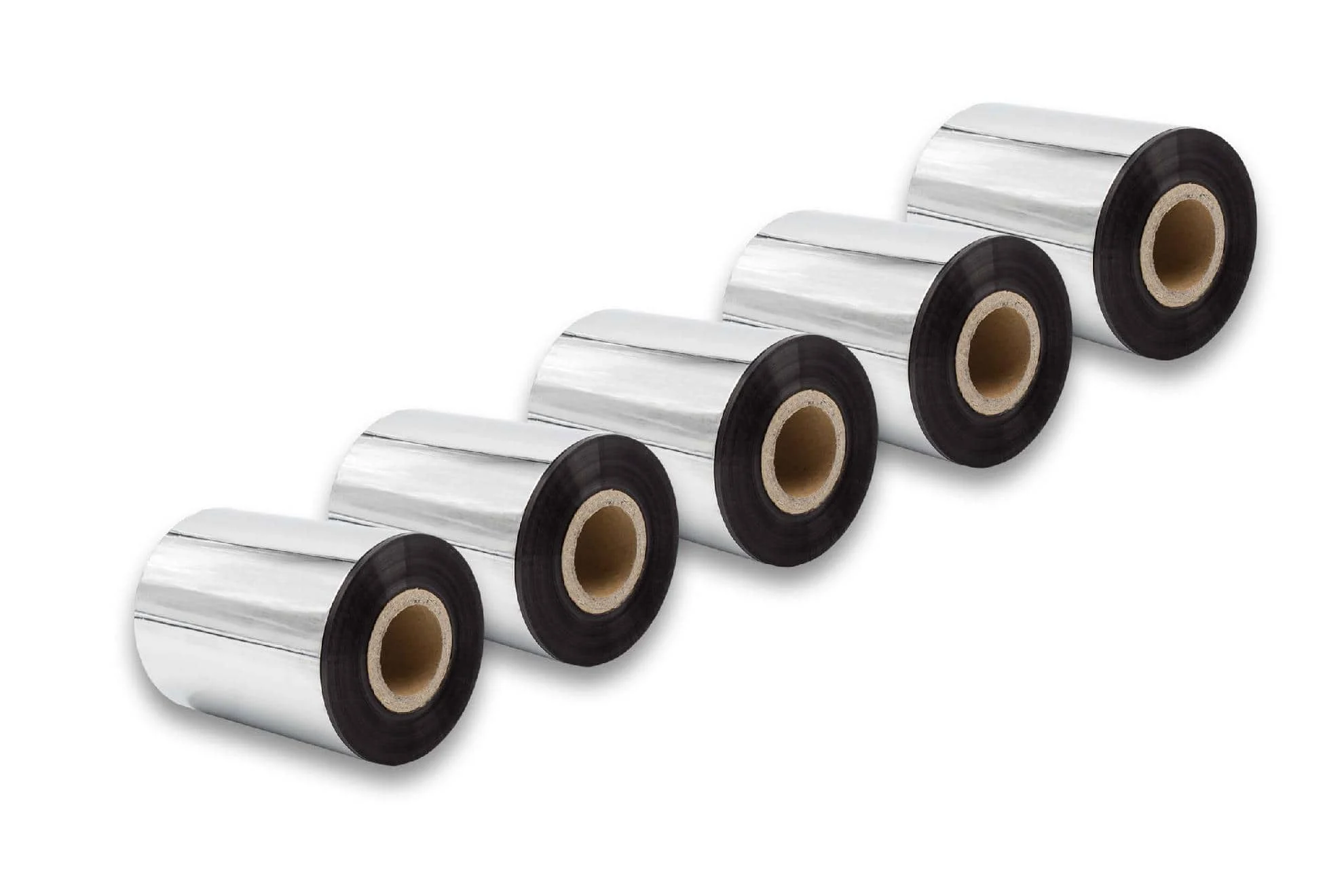 5x Ruban de transfert thermique pour imprimante Godex, Printronix, TSC, Valentin - 80 mm x 300 m, cire-plus