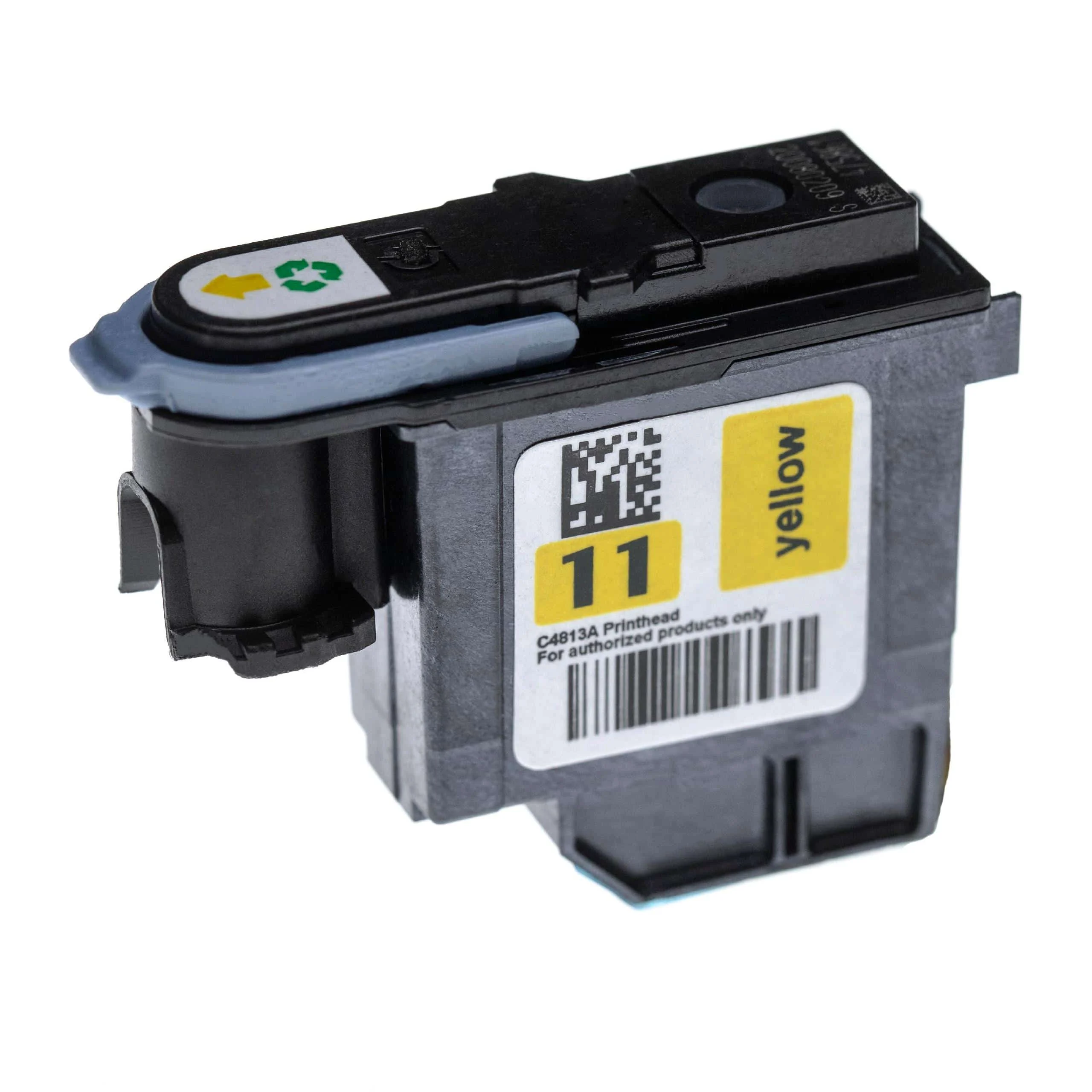 Tête d'impression pour imprimante HP 11, C4813A - 8 ml, jaune, larg. 5,5 cm reconditionné